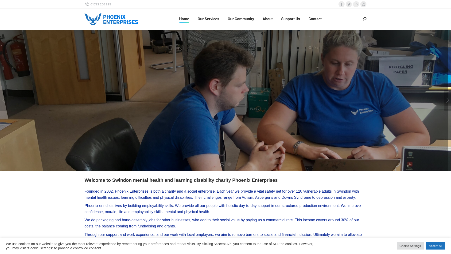 Website screenshot