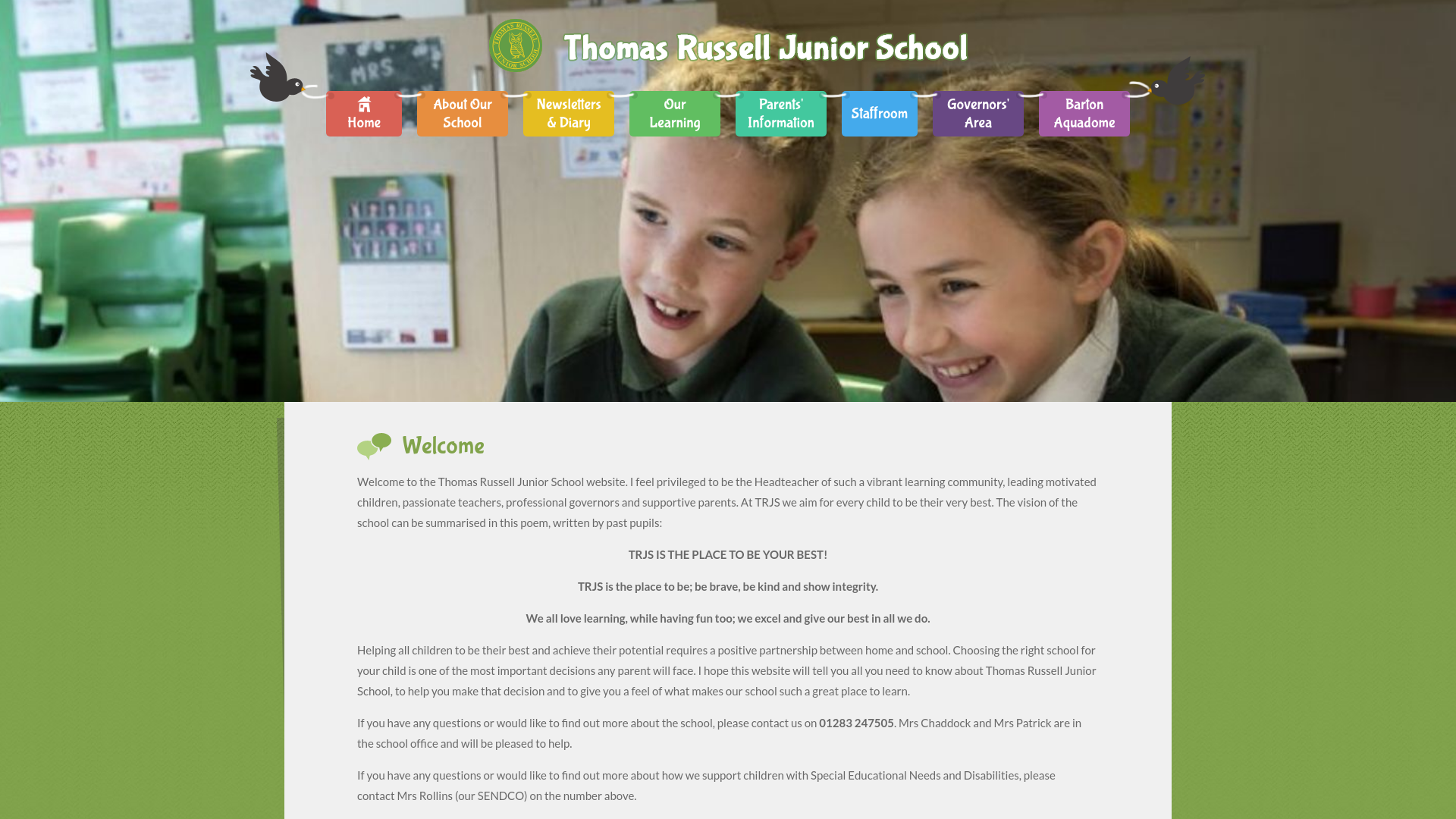 Website screenshot