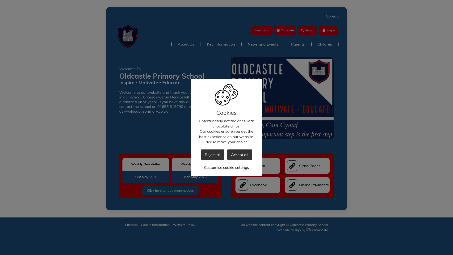 Website screenshot