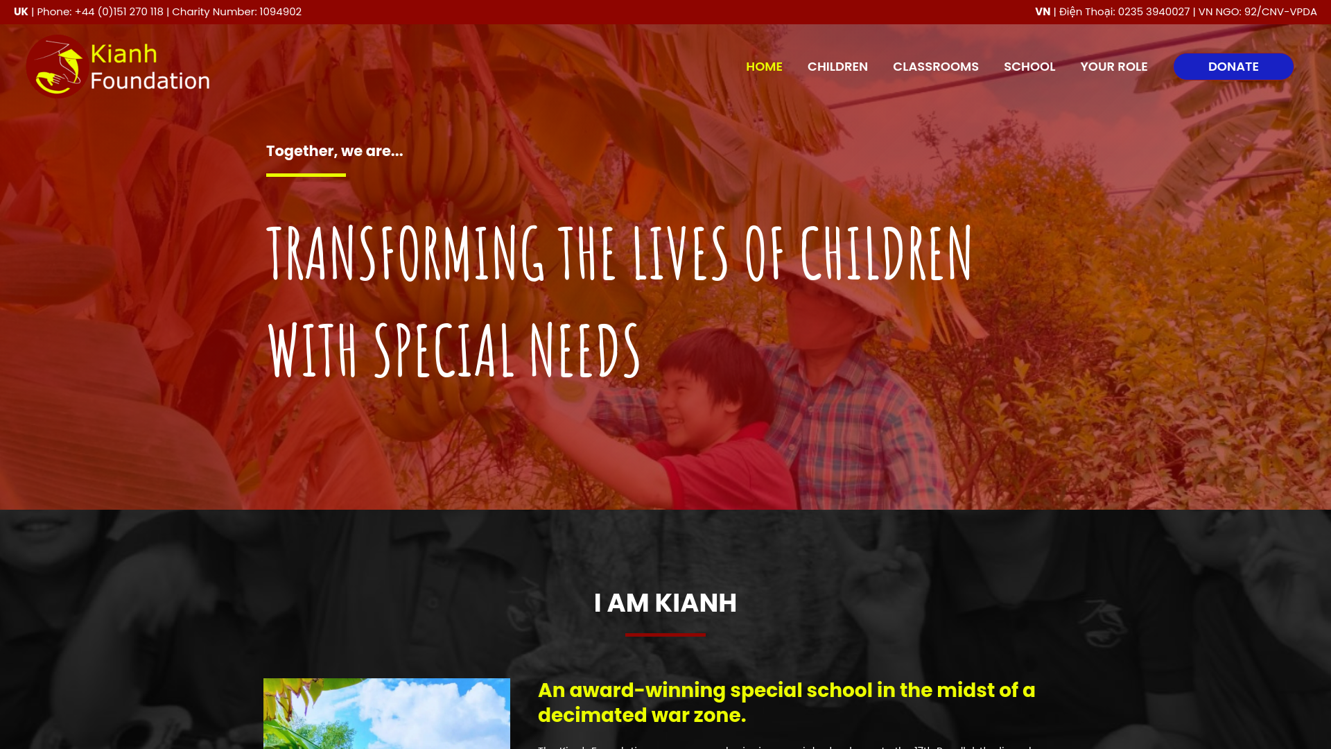 Website screenshot