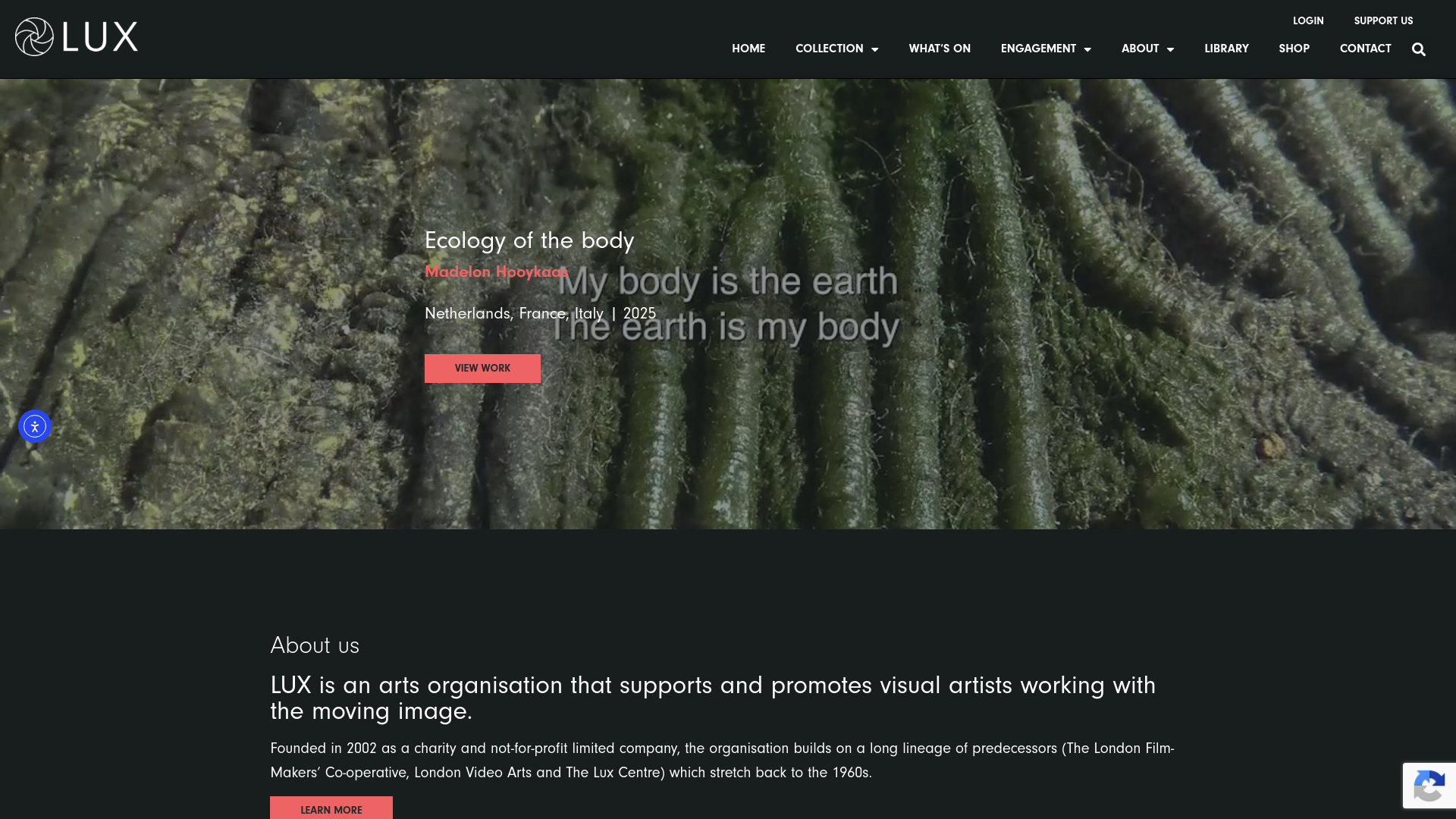 Website screenshot