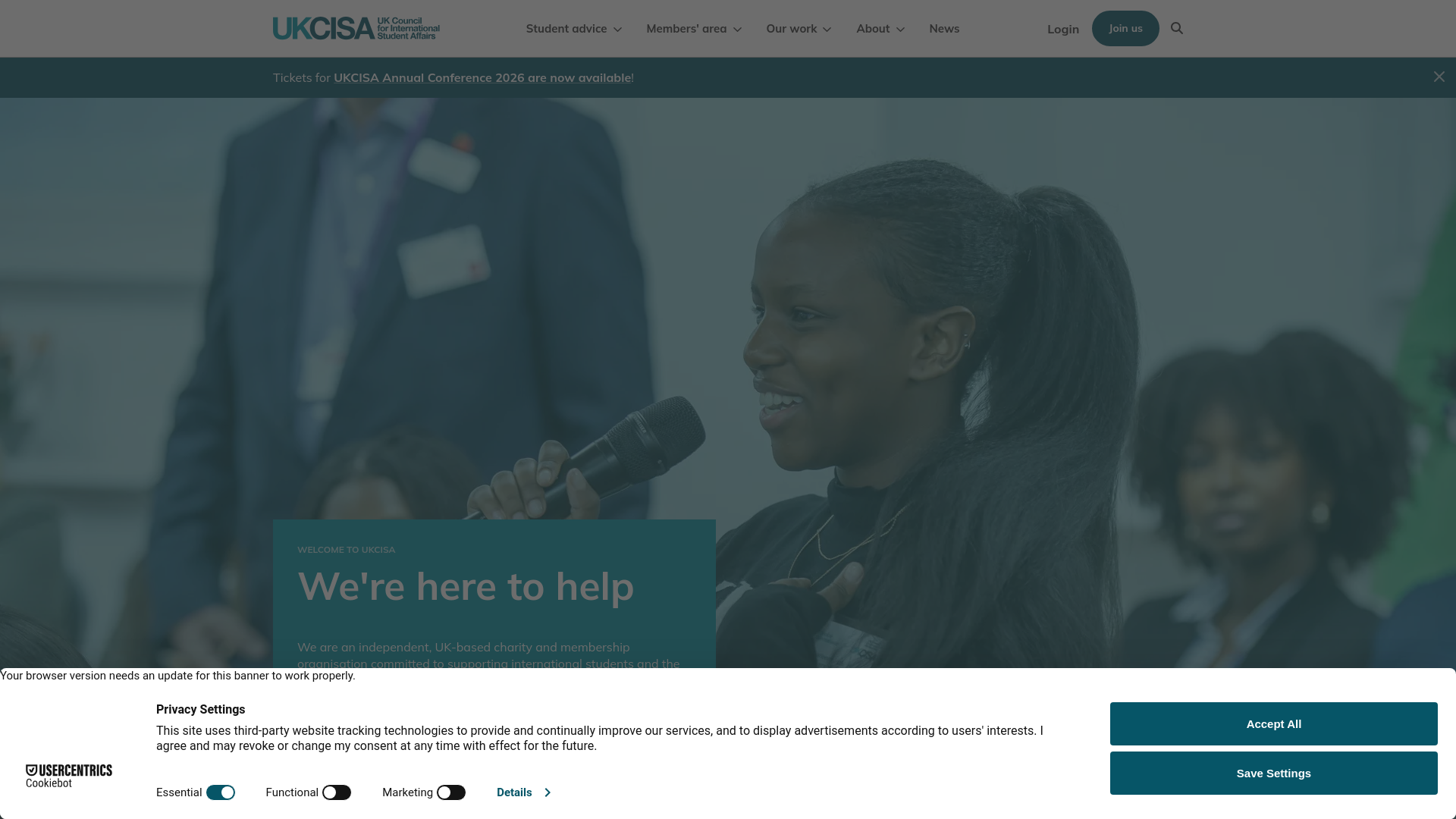 Website screenshot