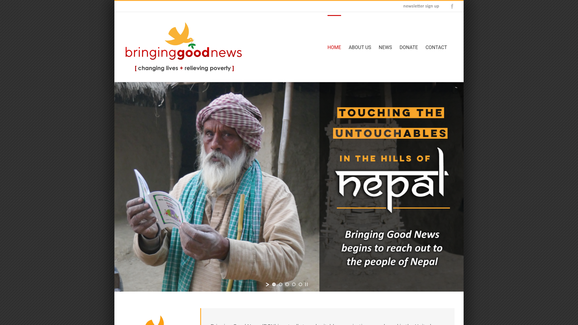 Website screenshot