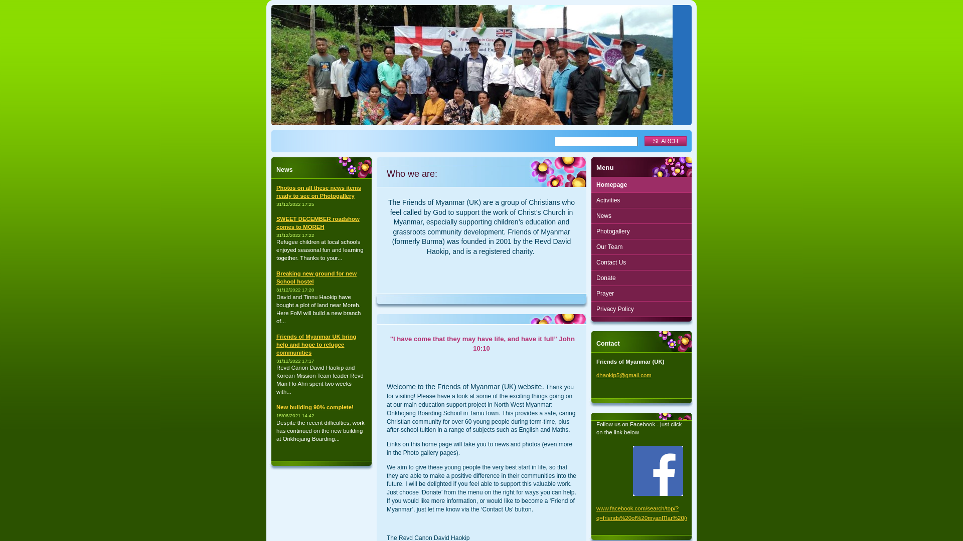 Website screenshot