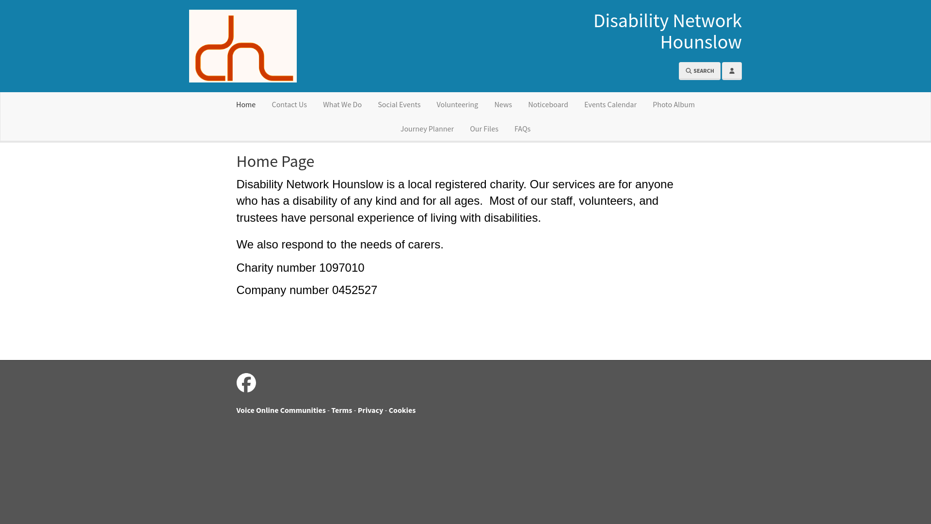 Website screenshot