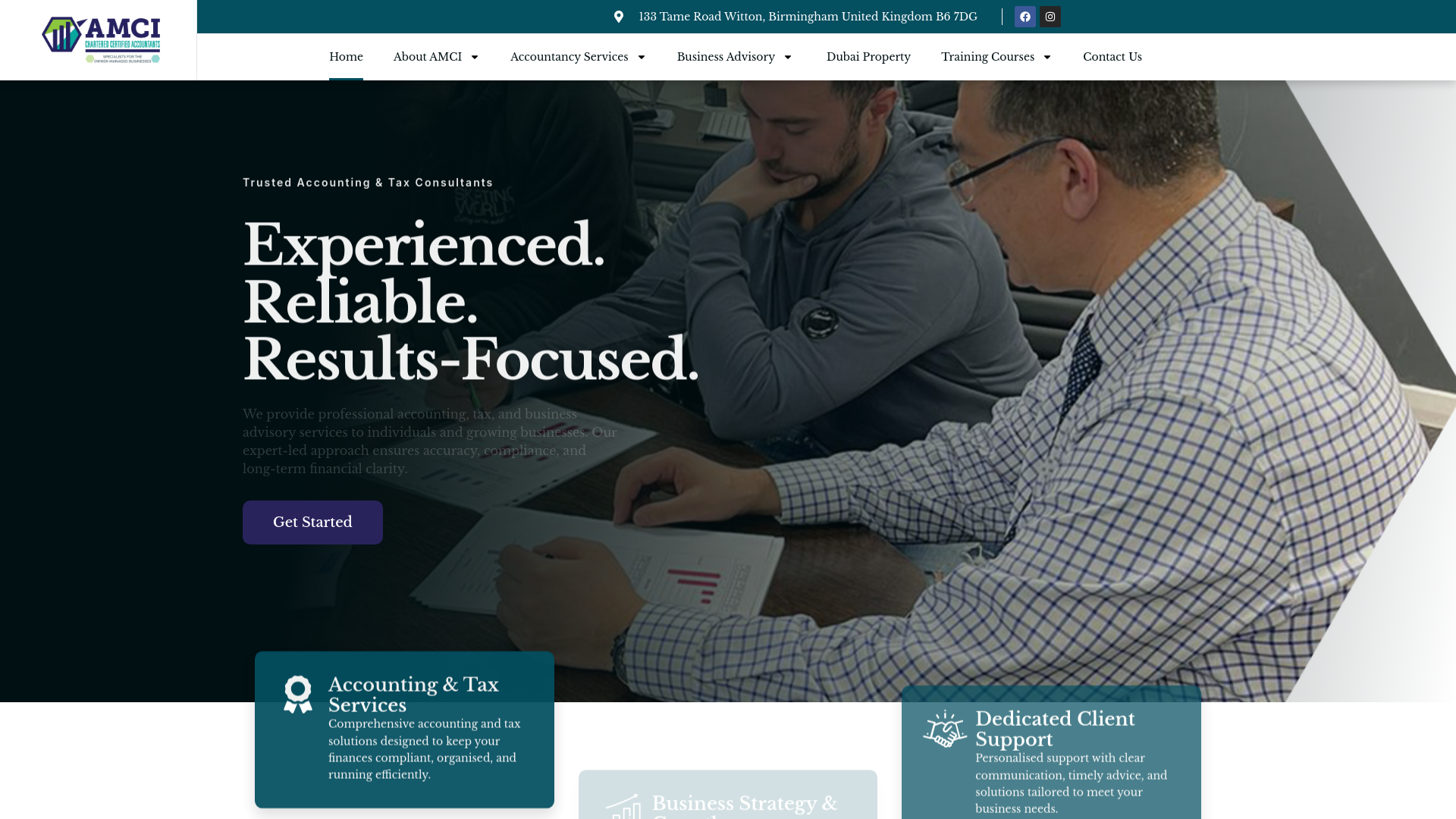 Website screenshot