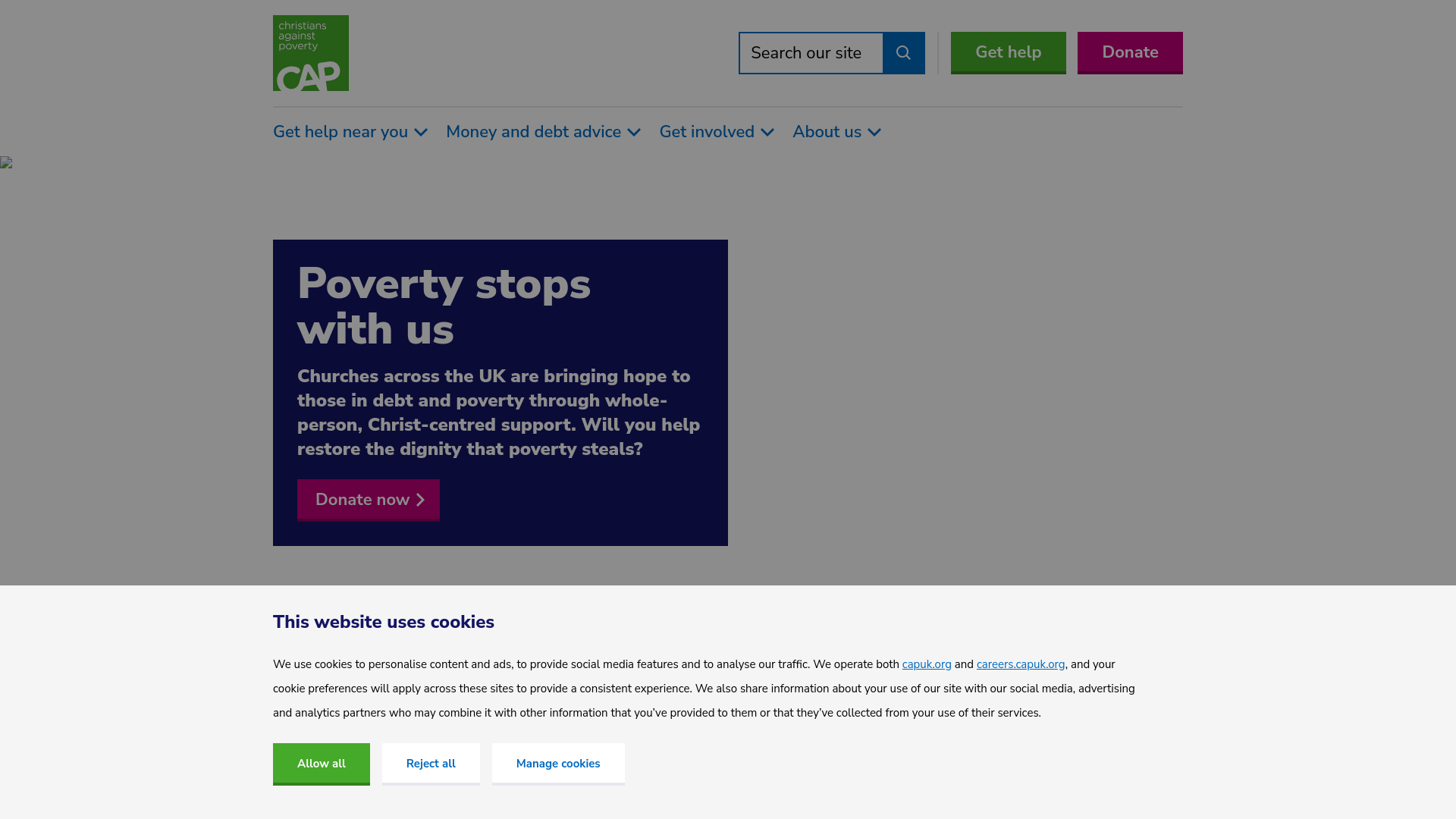 Website screenshot