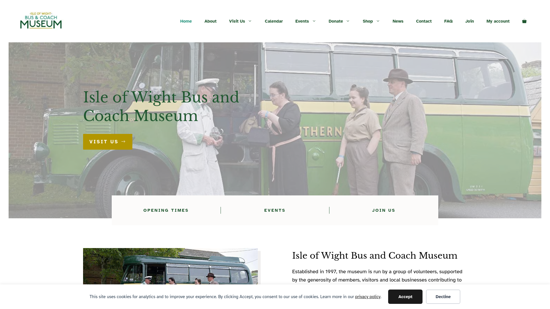 Website screenshot