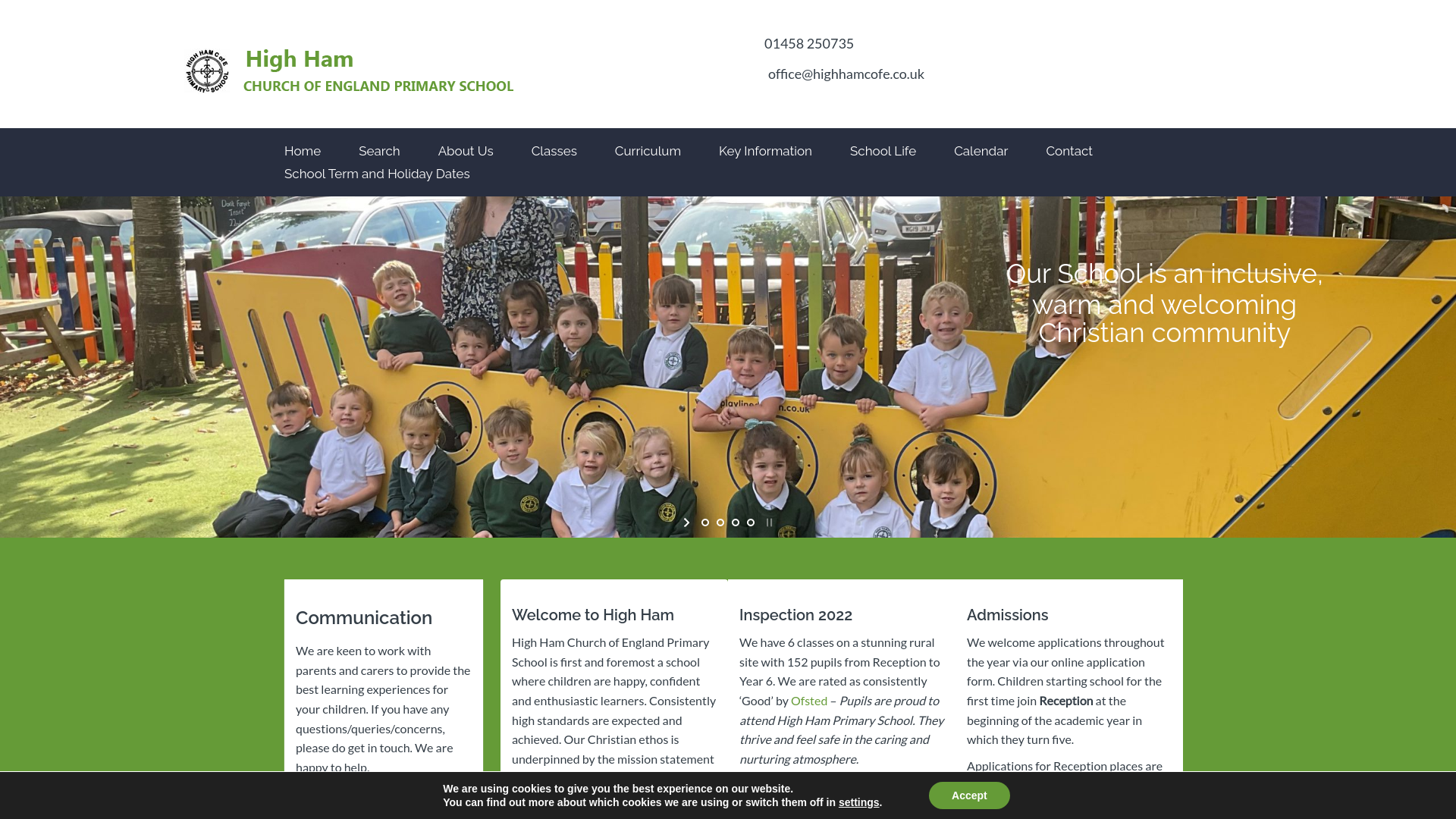 Website screenshot