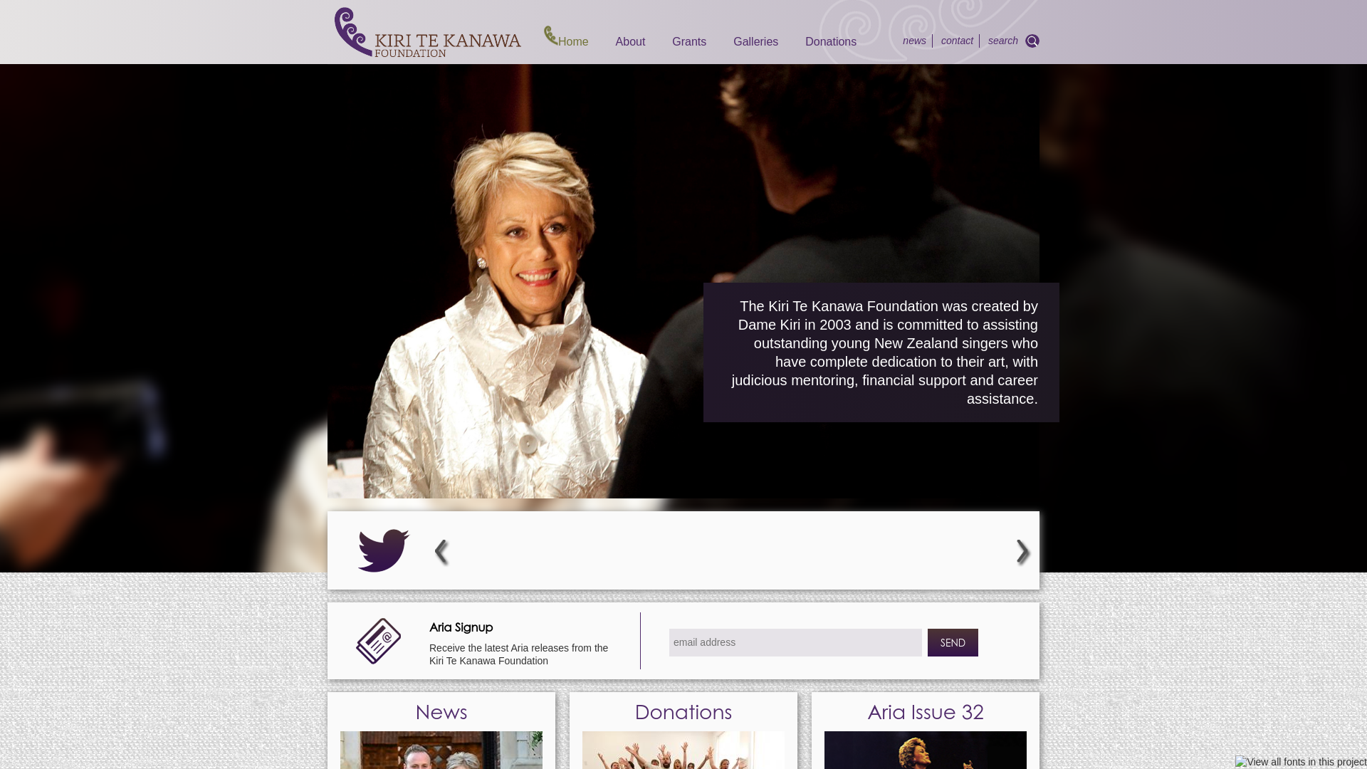 Website screenshot