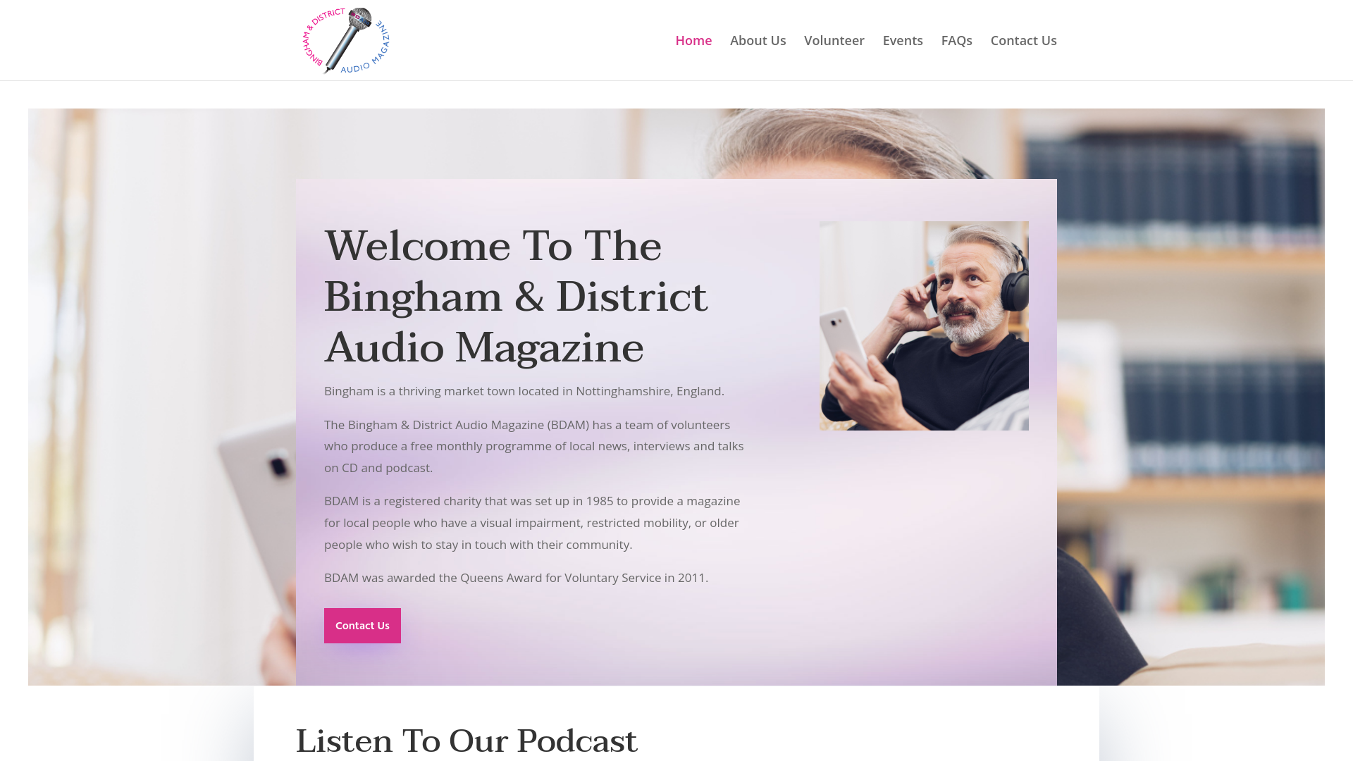Website screenshot