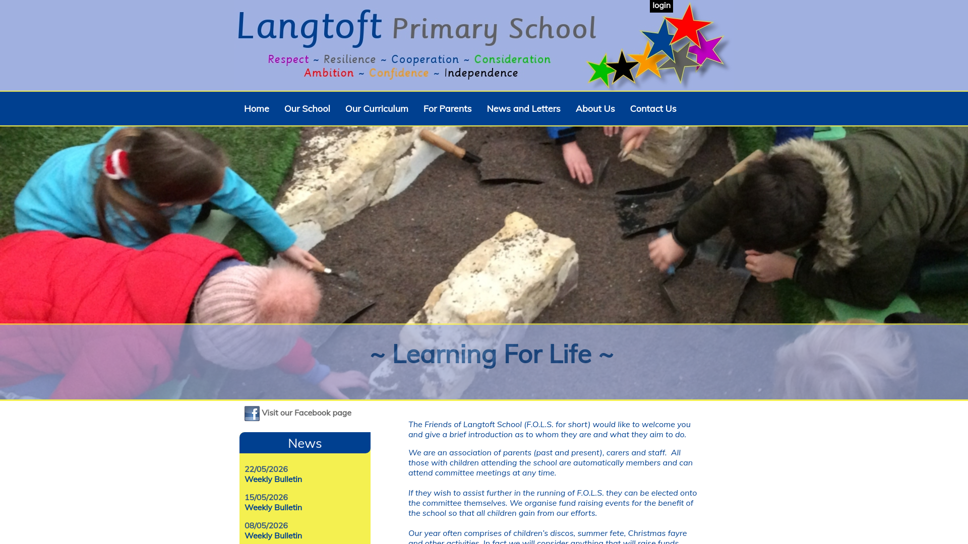 Website screenshot