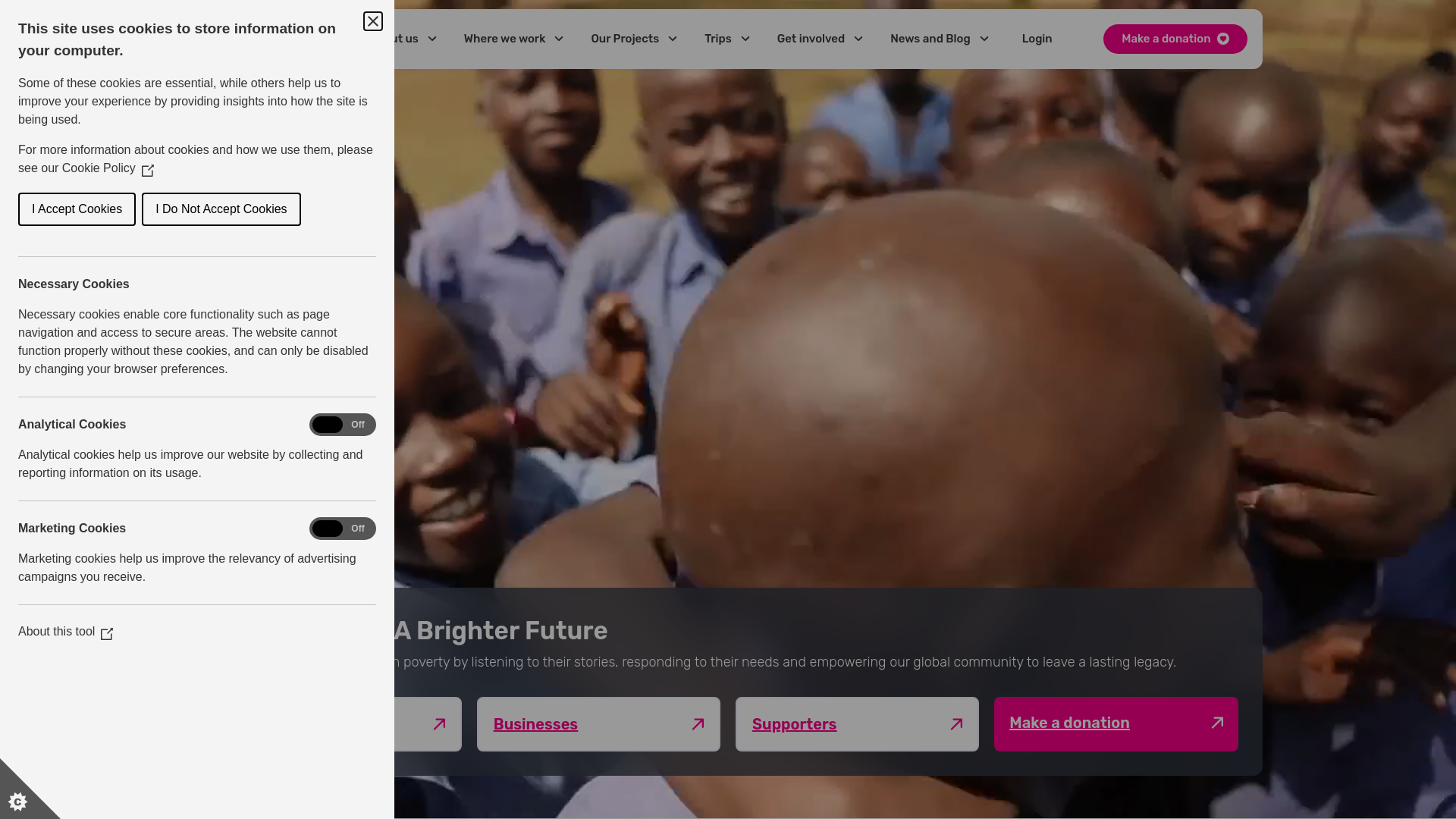 Website screenshot