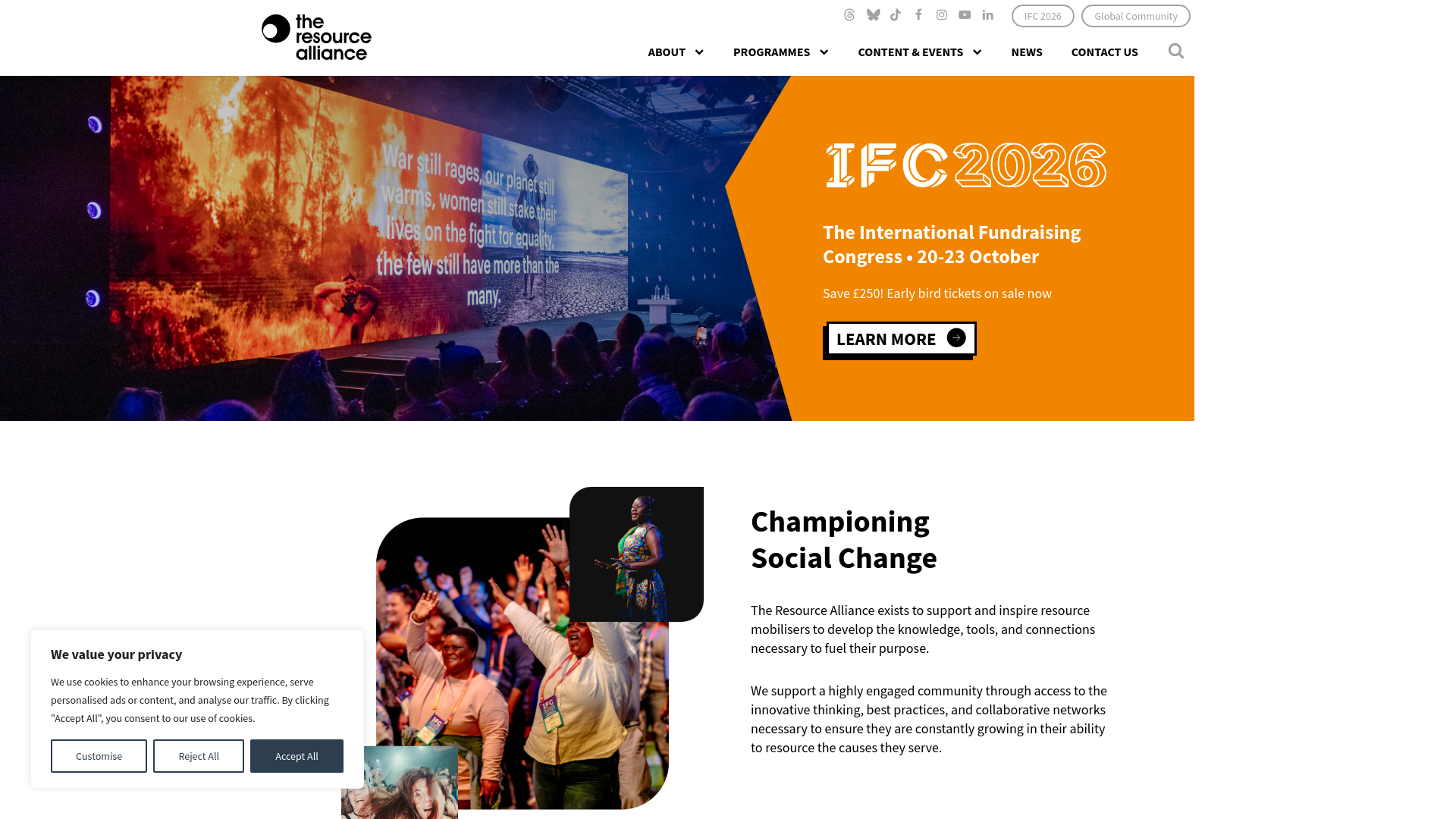 Website screenshot