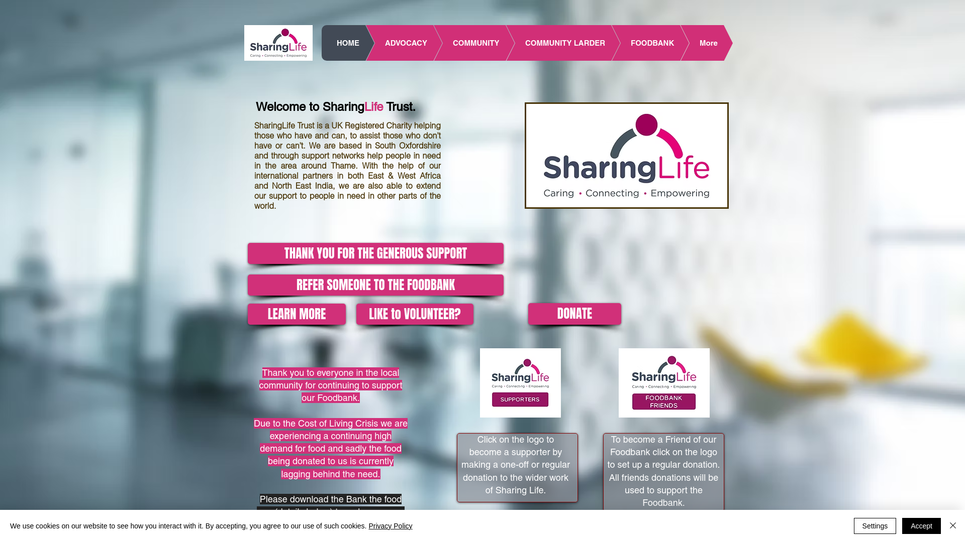 Website screenshot
