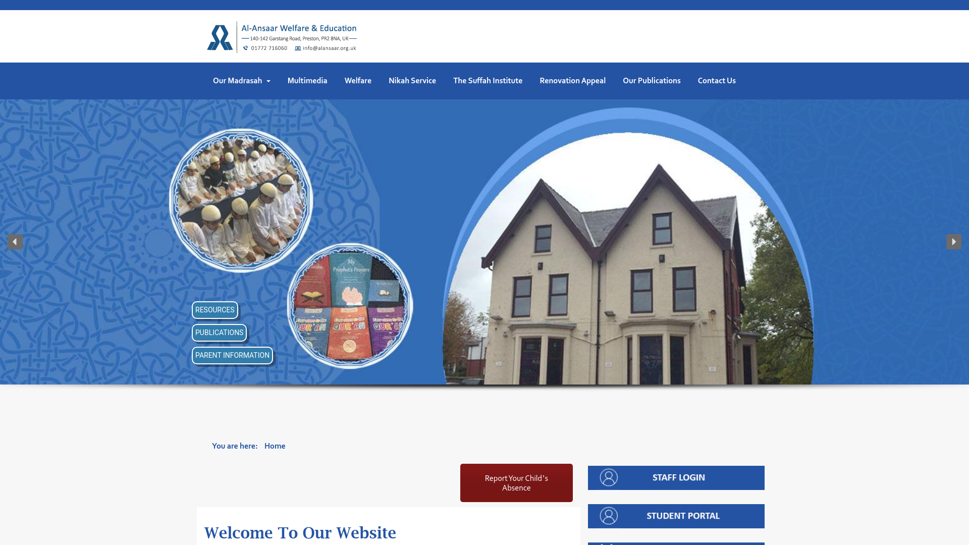 Website screenshot