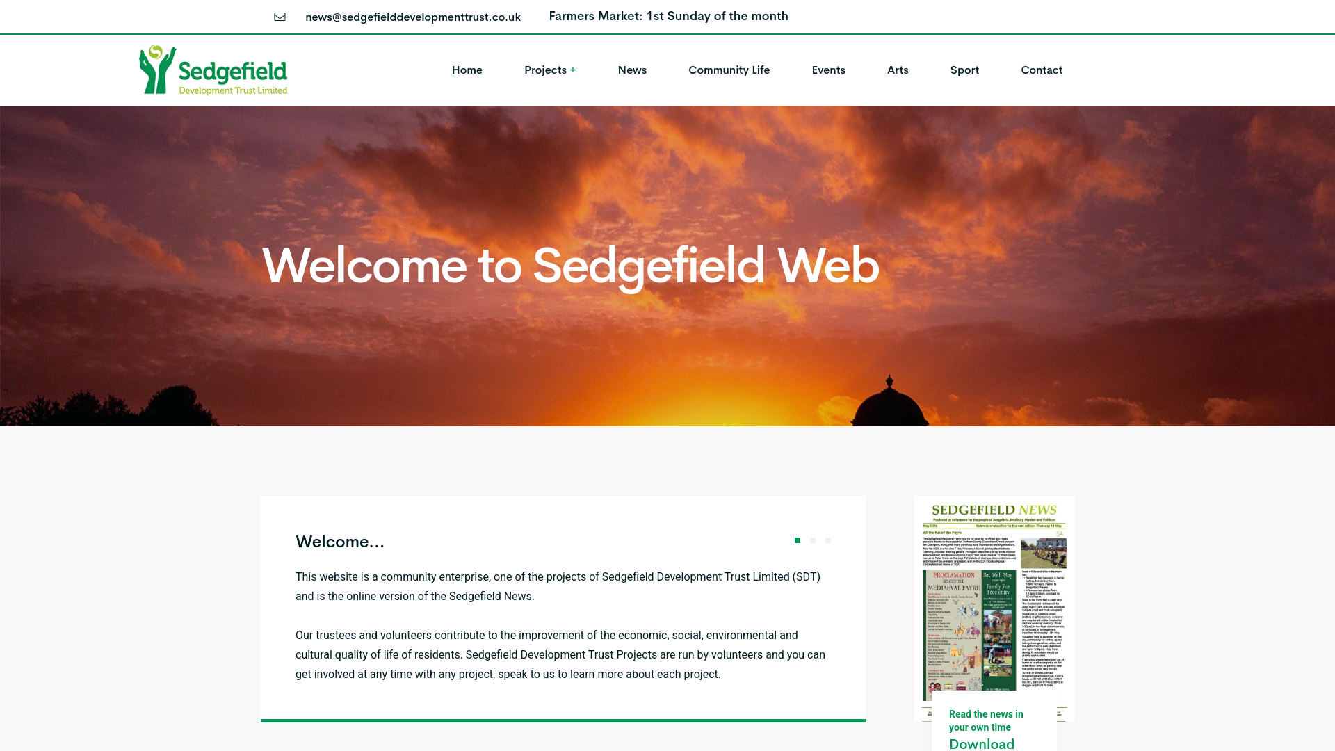 Website screenshot