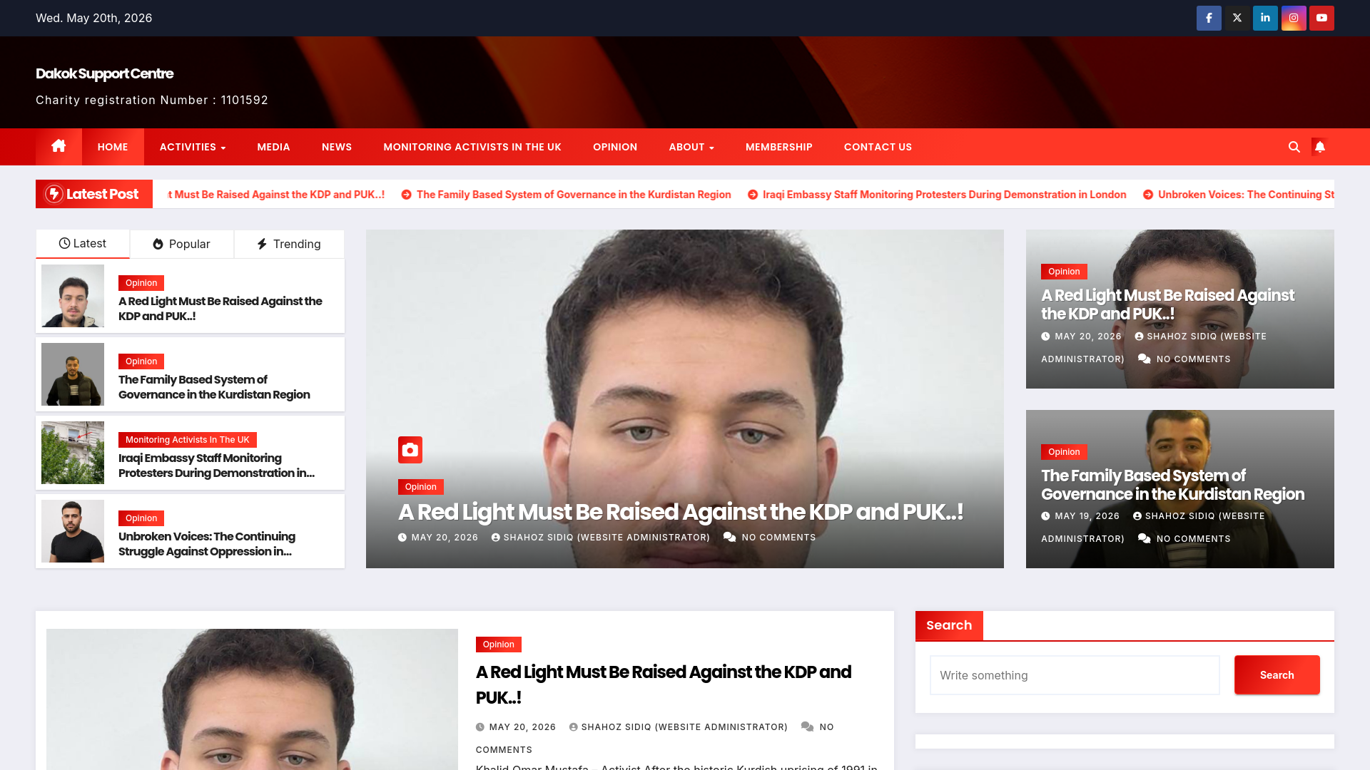 Website screenshot