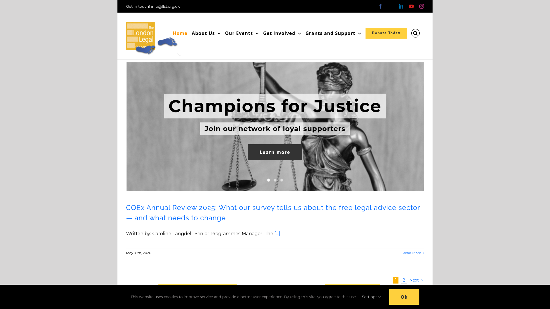 Website screenshot