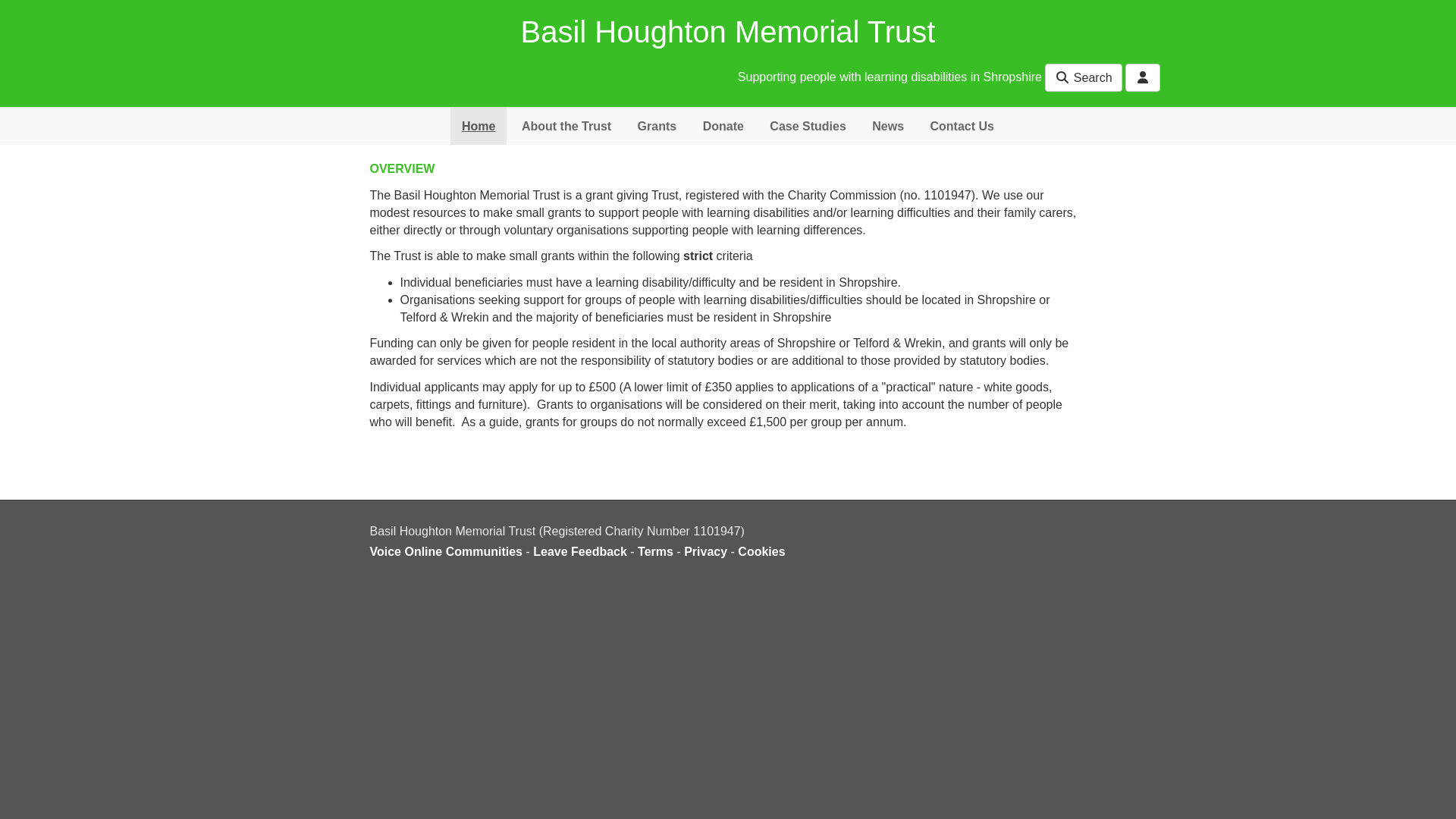Website screenshot