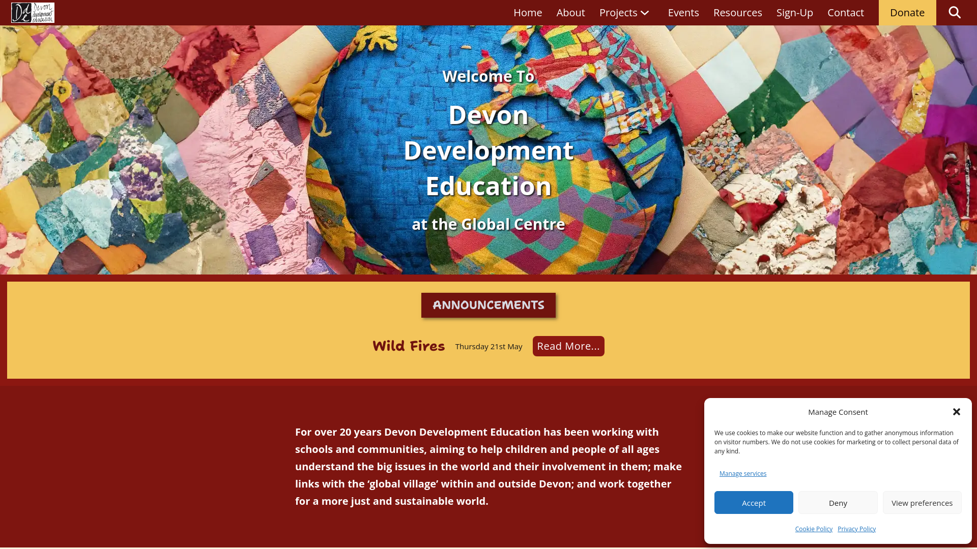 Website screenshot
