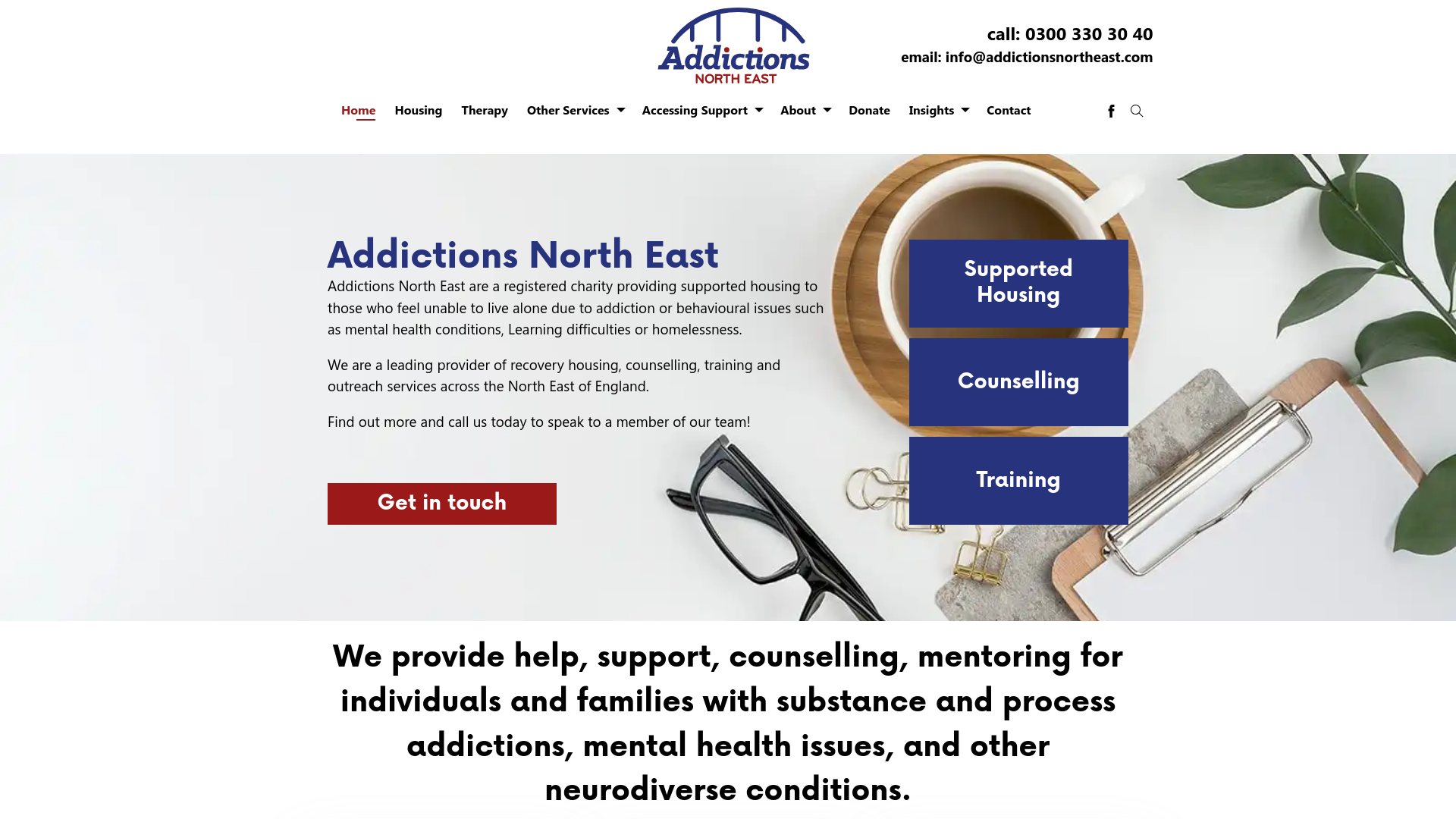 Website screenshot