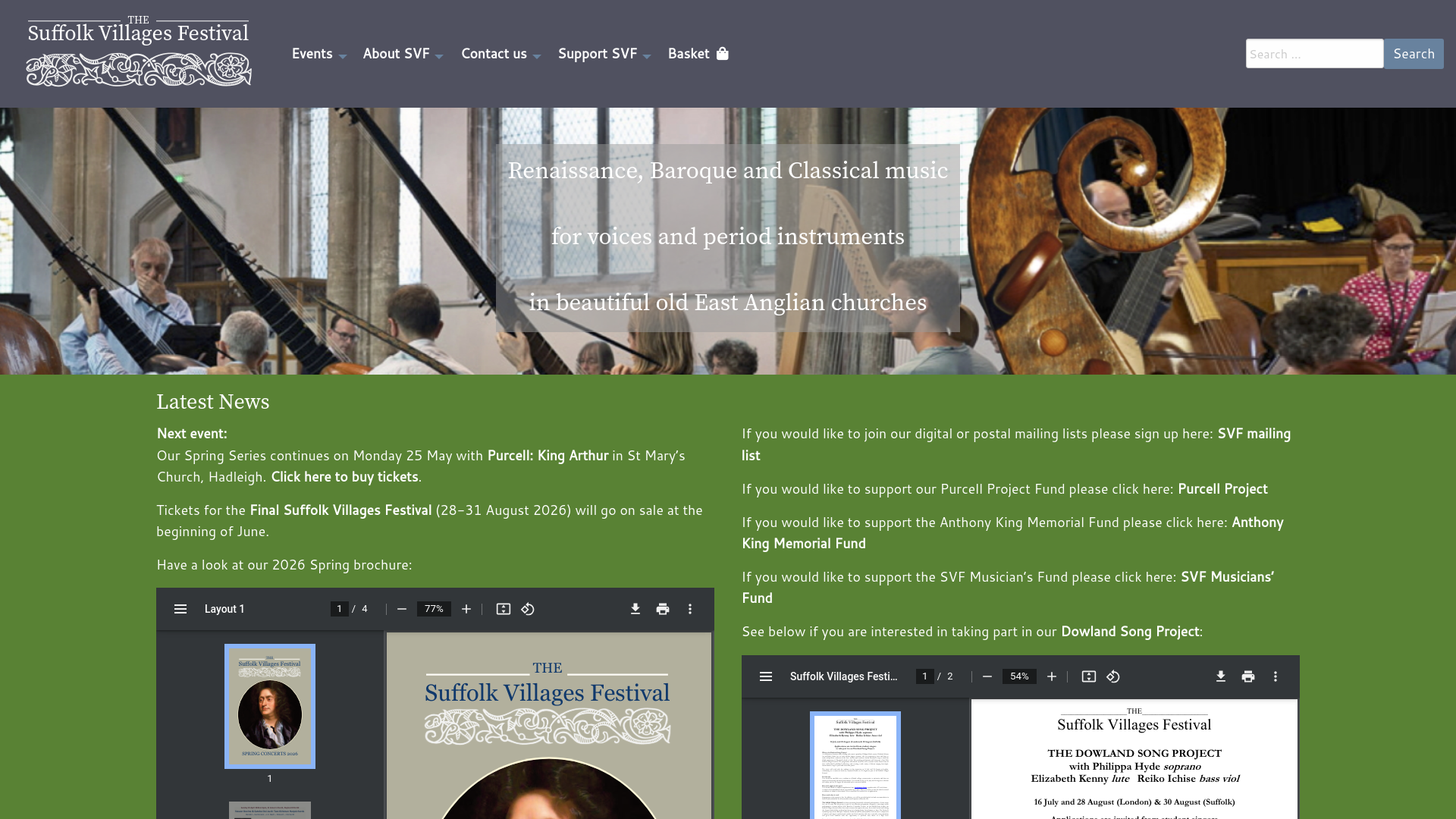 Website screenshot