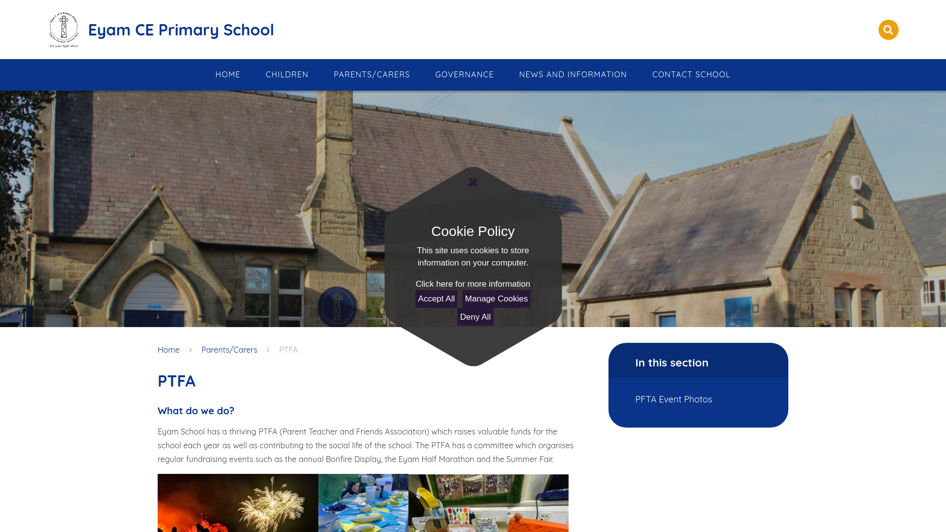 Website screenshot