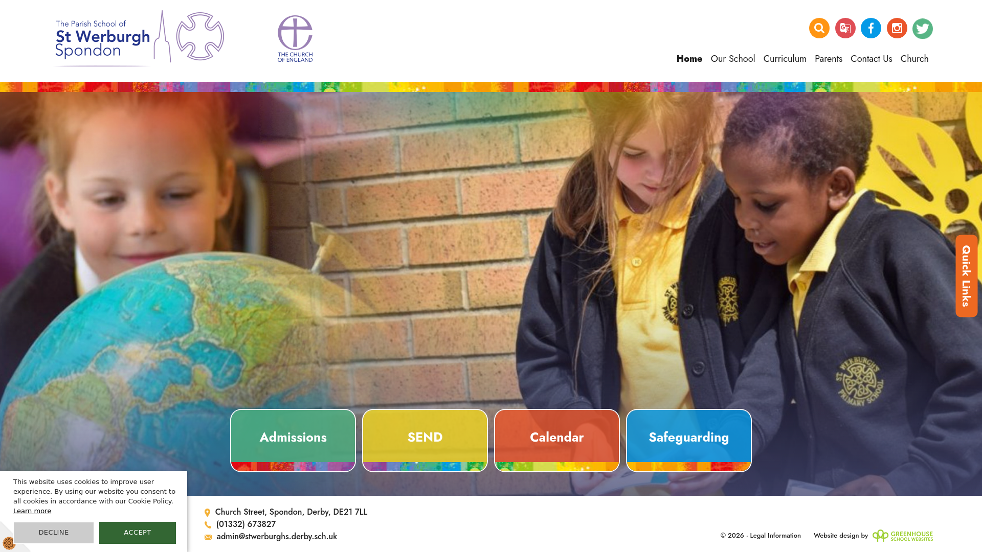 Website screenshot