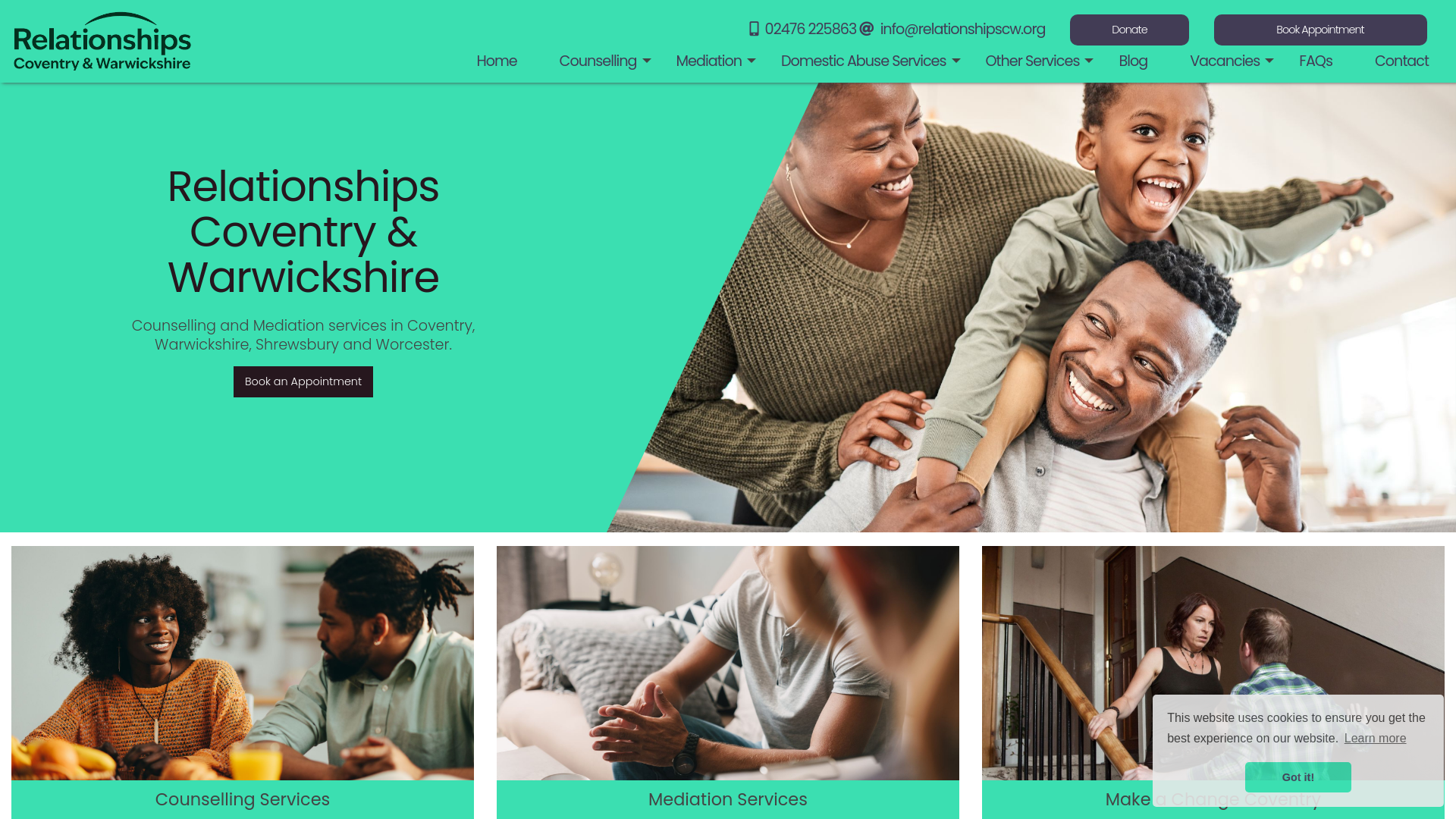 Website screenshot