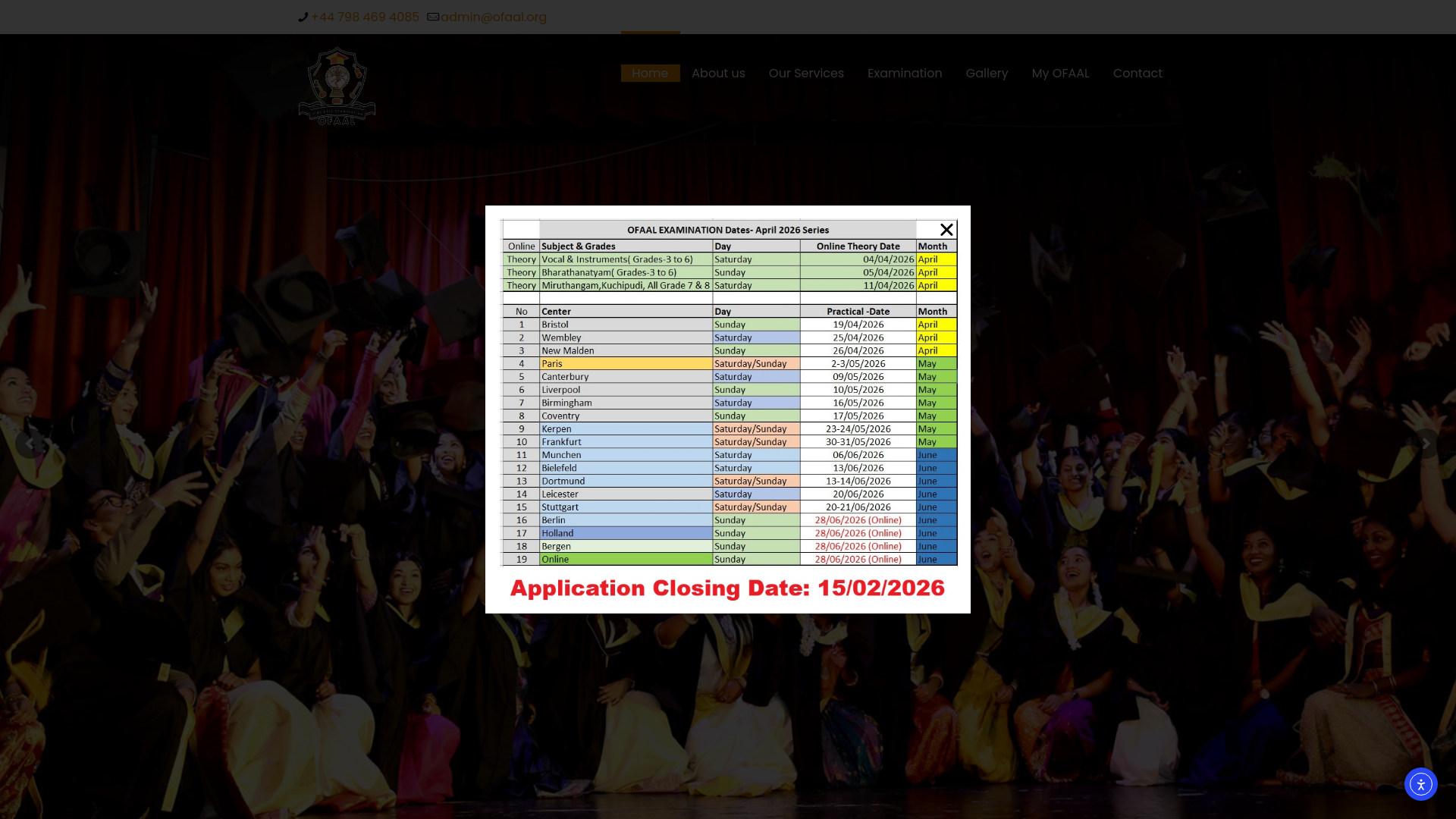 Website screenshot