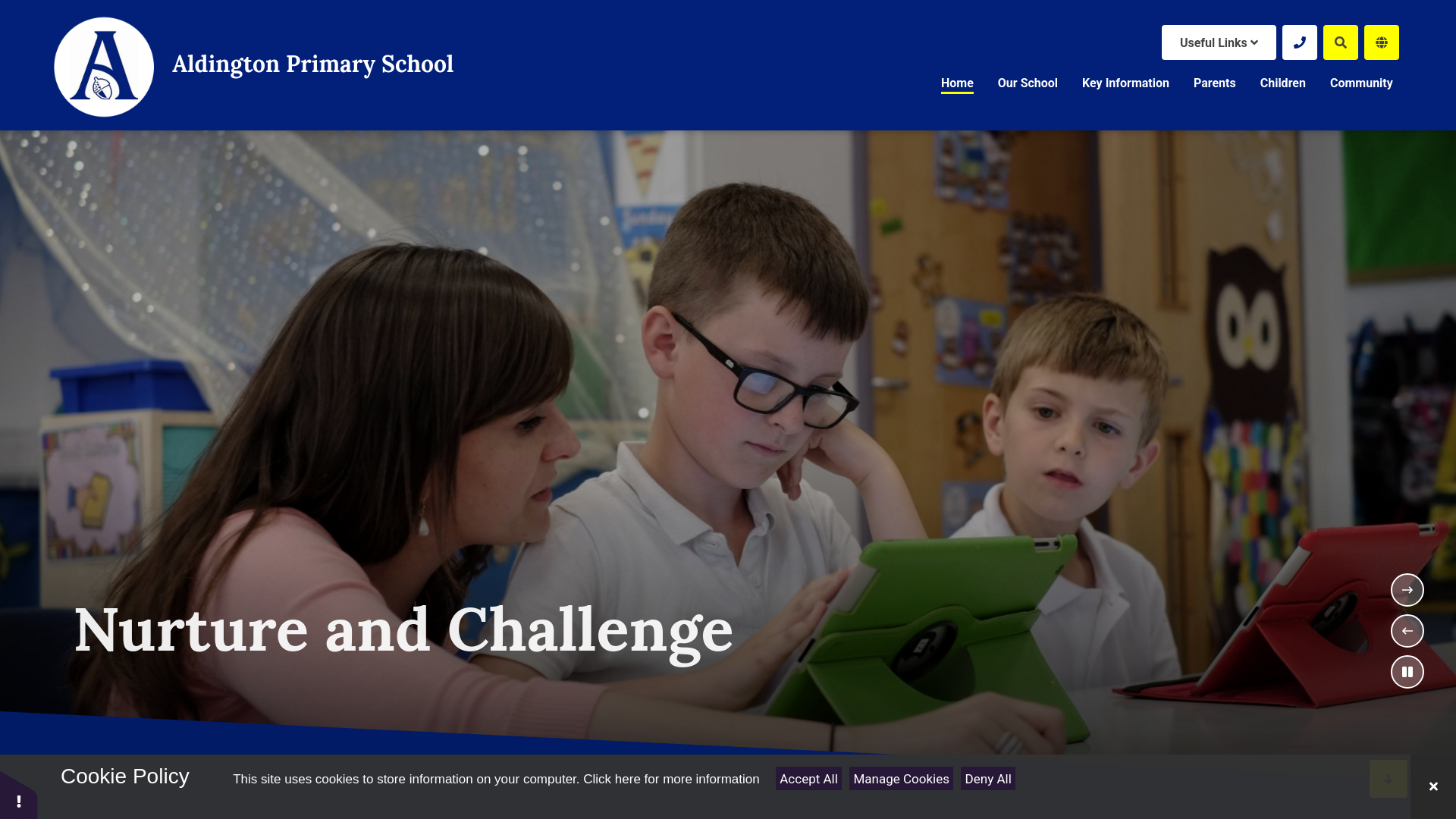 Website screenshot
