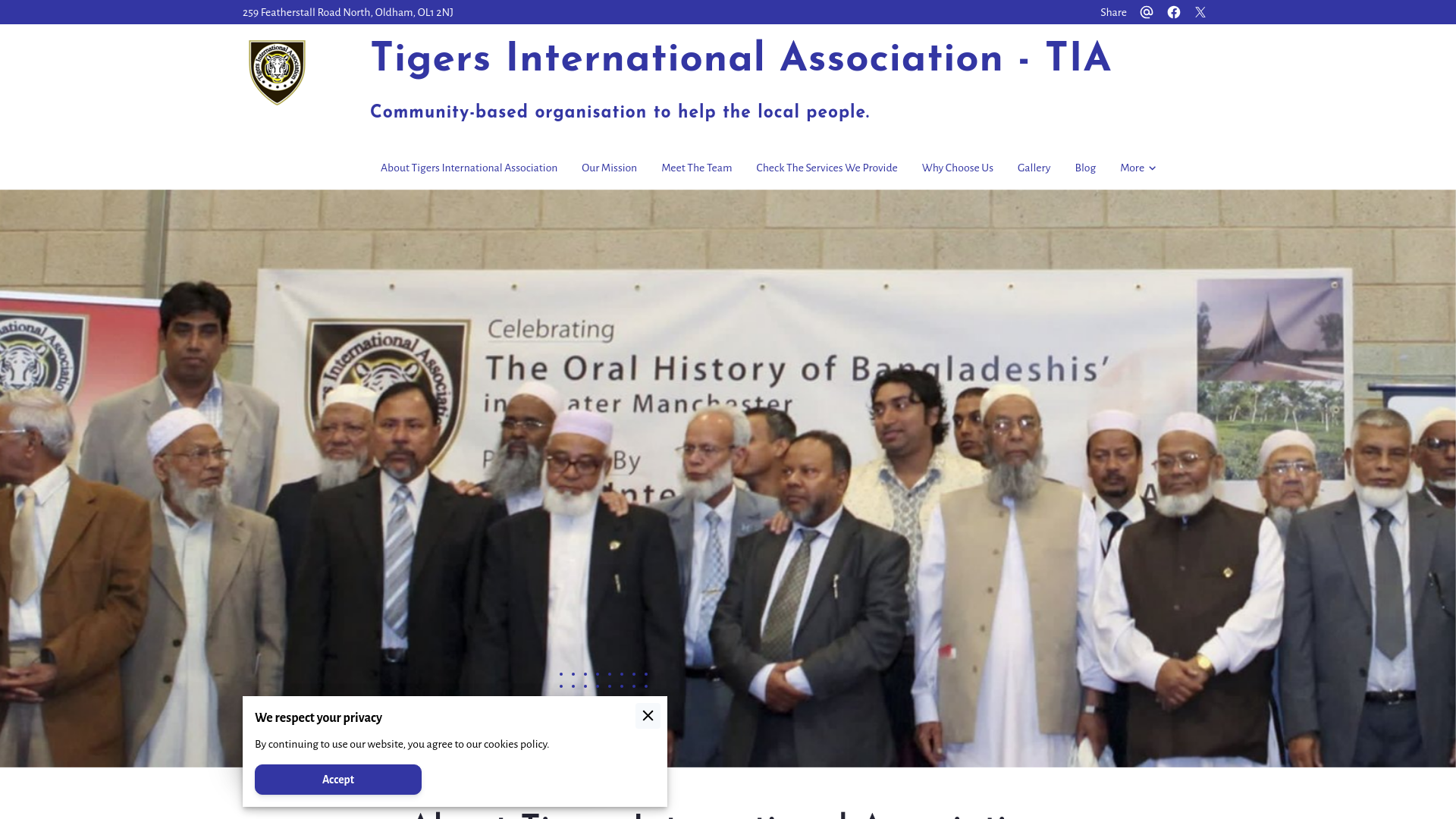 Website screenshot