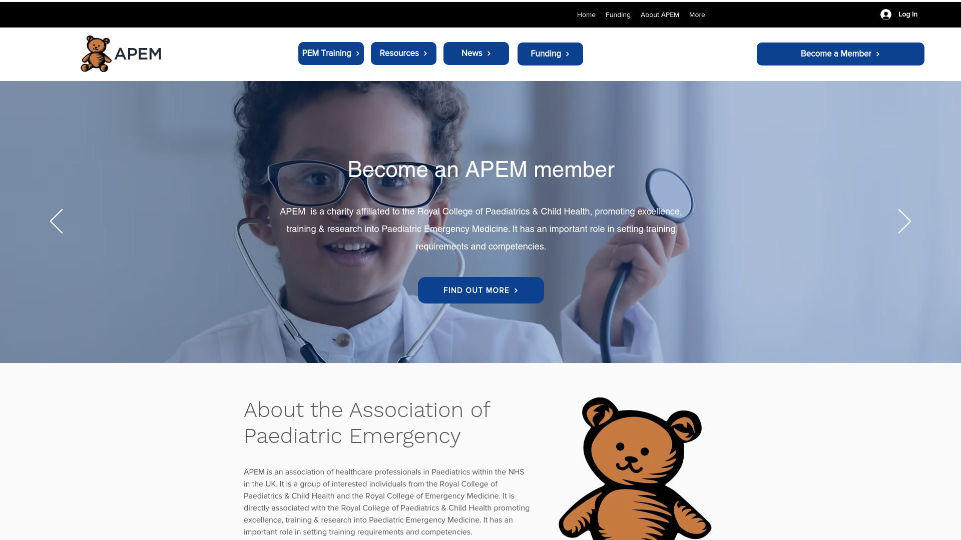 Website screenshot