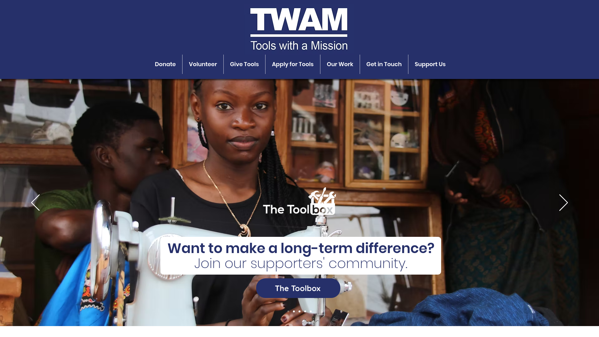 Website screenshot