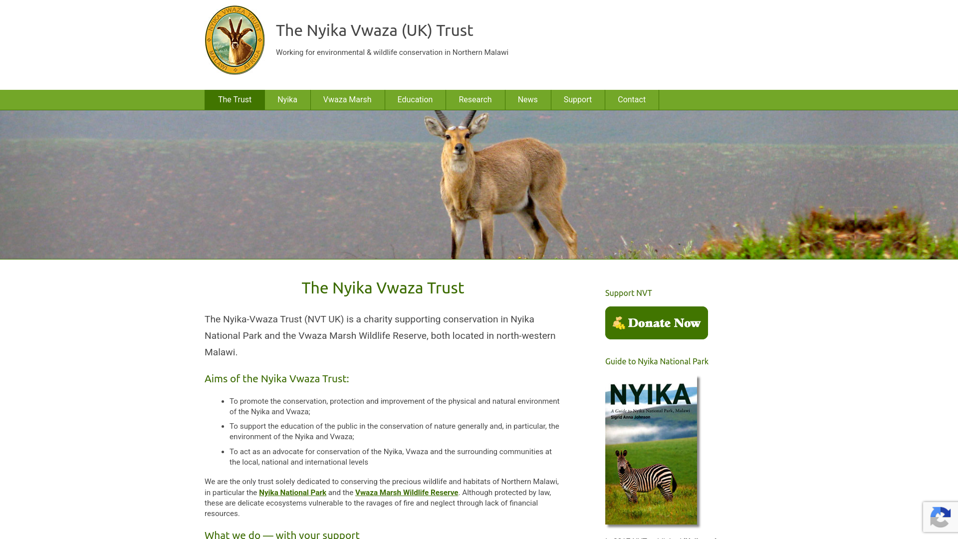 Website screenshot