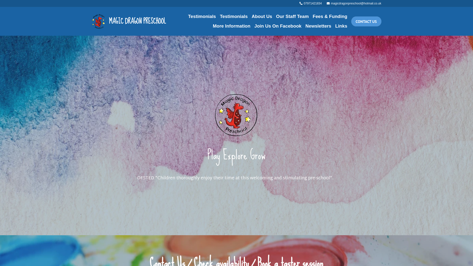 Website screenshot