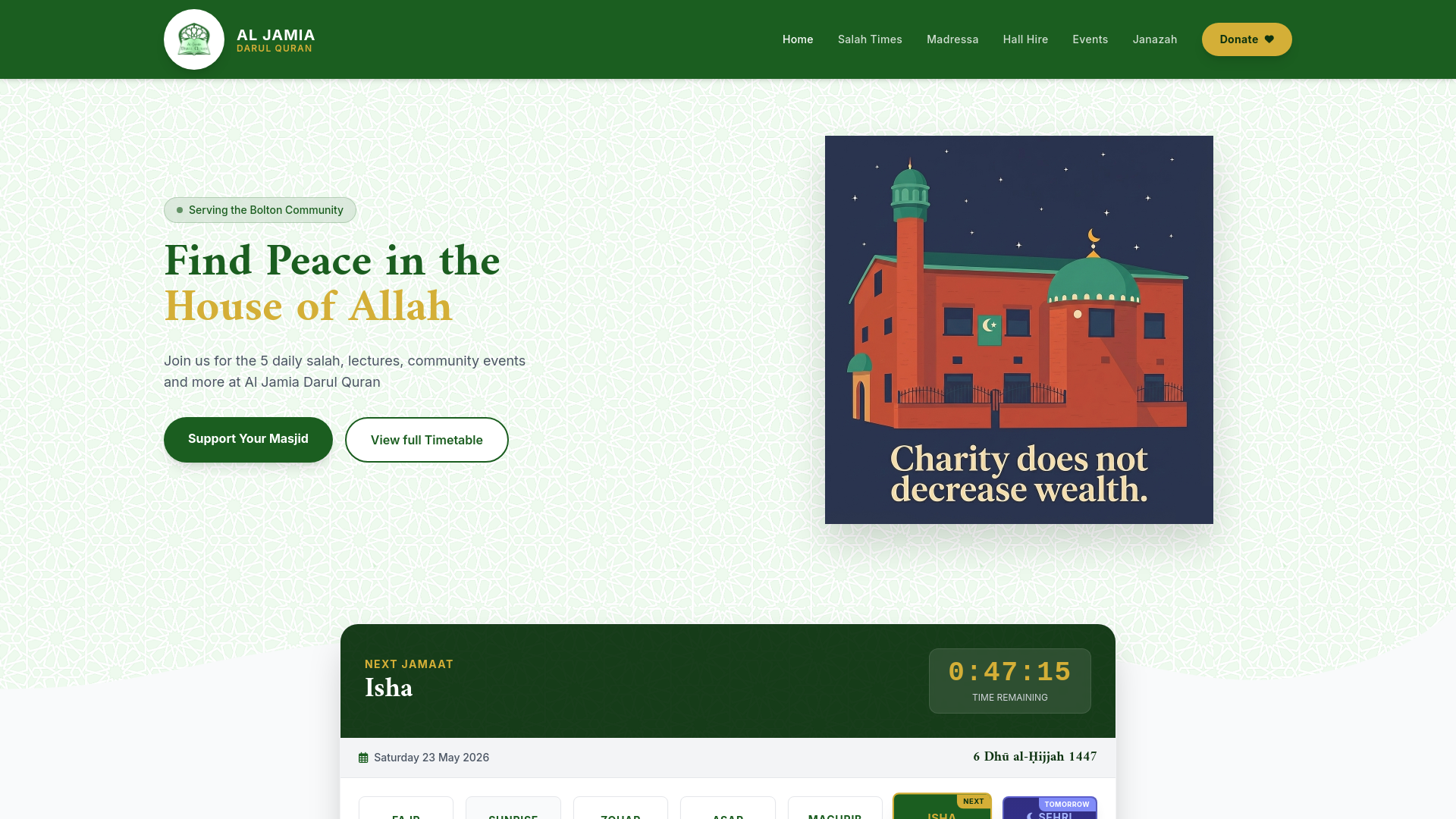 Website screenshot