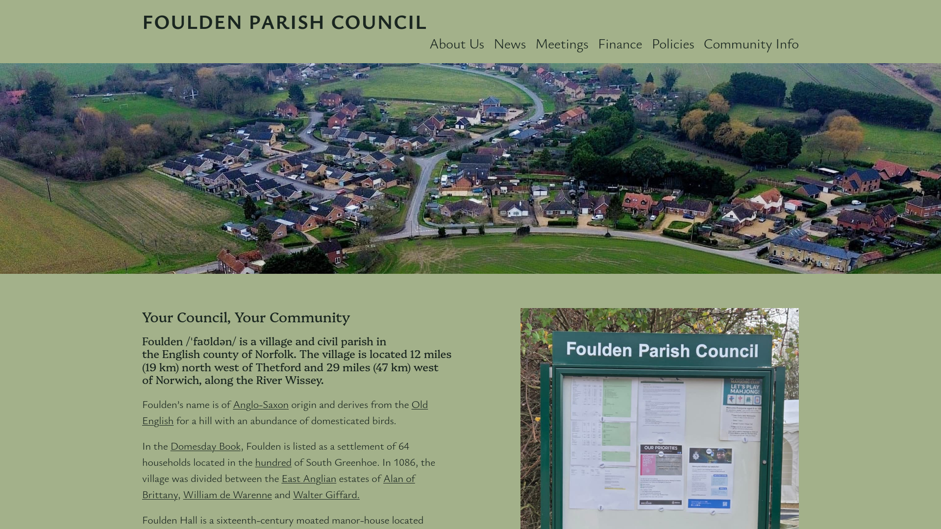 Website screenshot