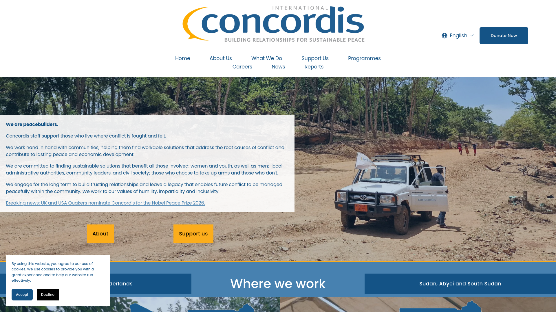 Website screenshot