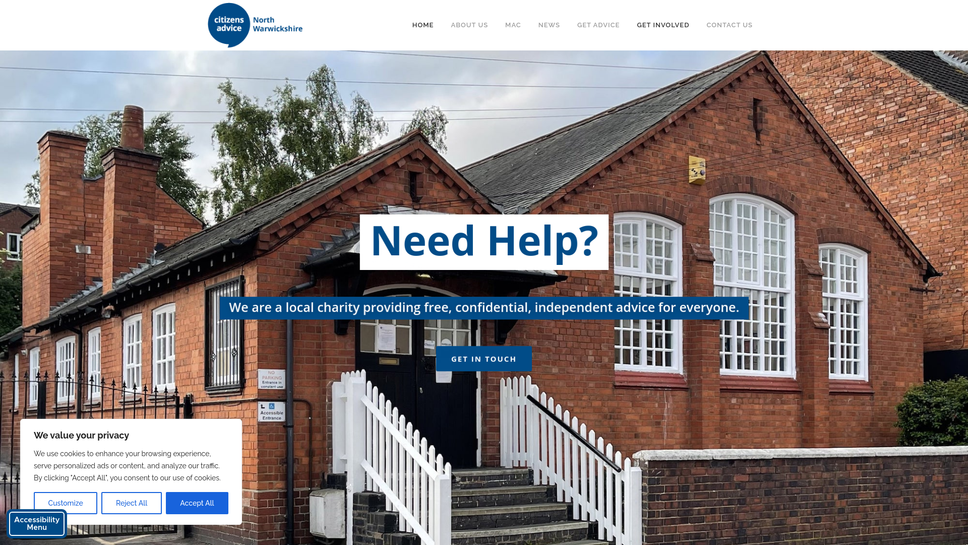 Website screenshot