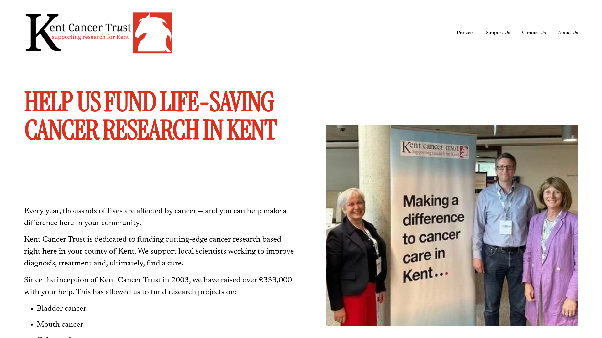 Website screenshot