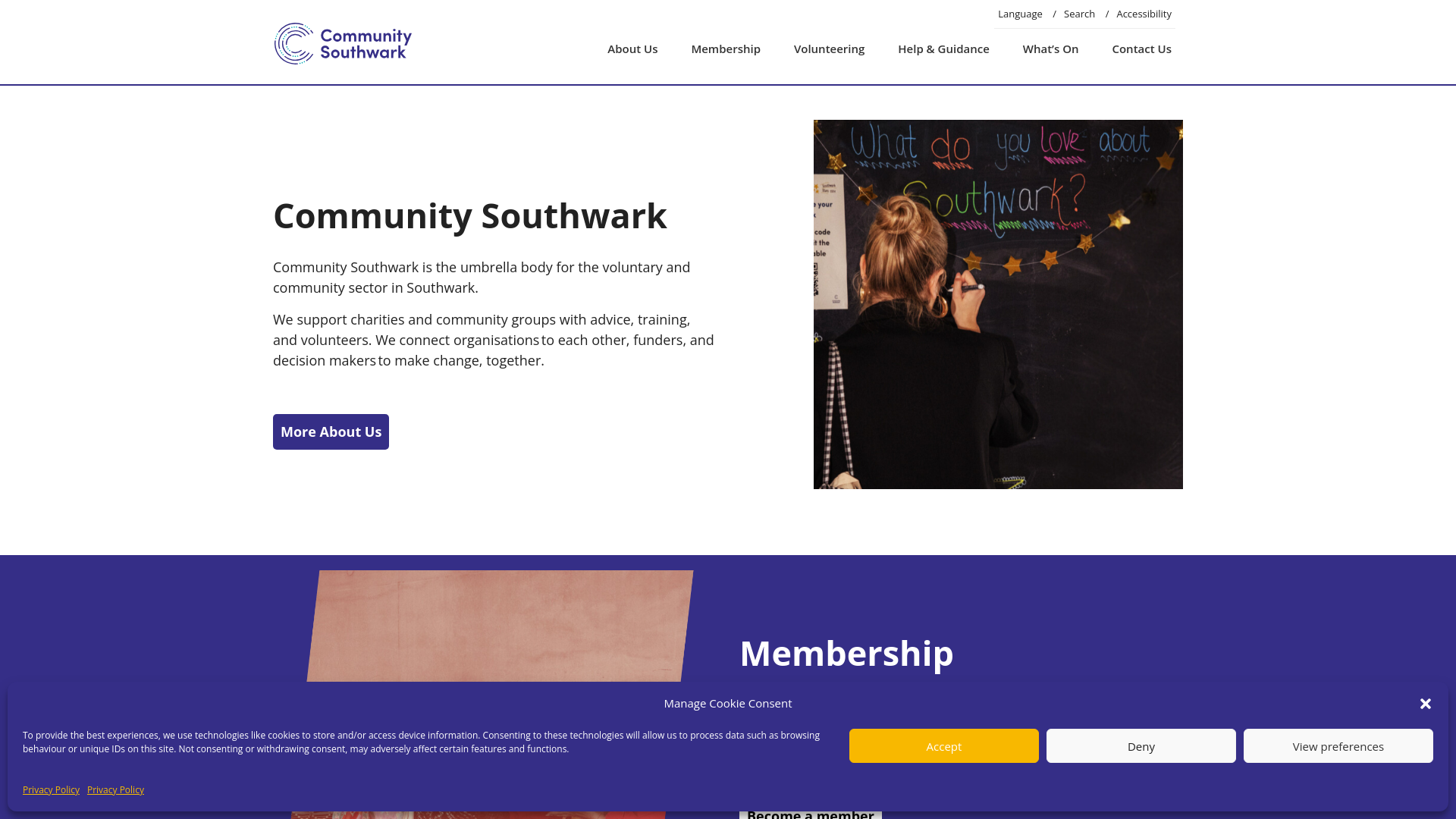 Website screenshot