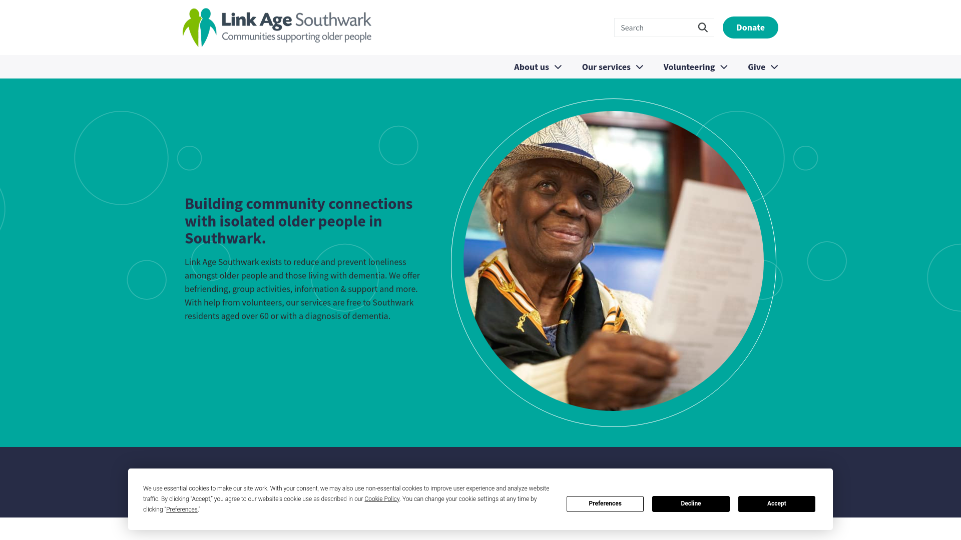Website screenshot