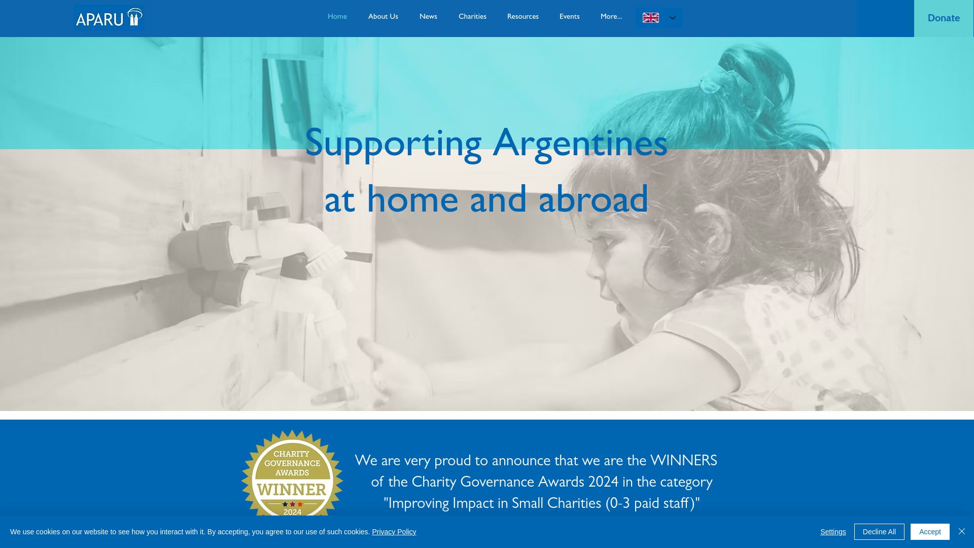 Website screenshot