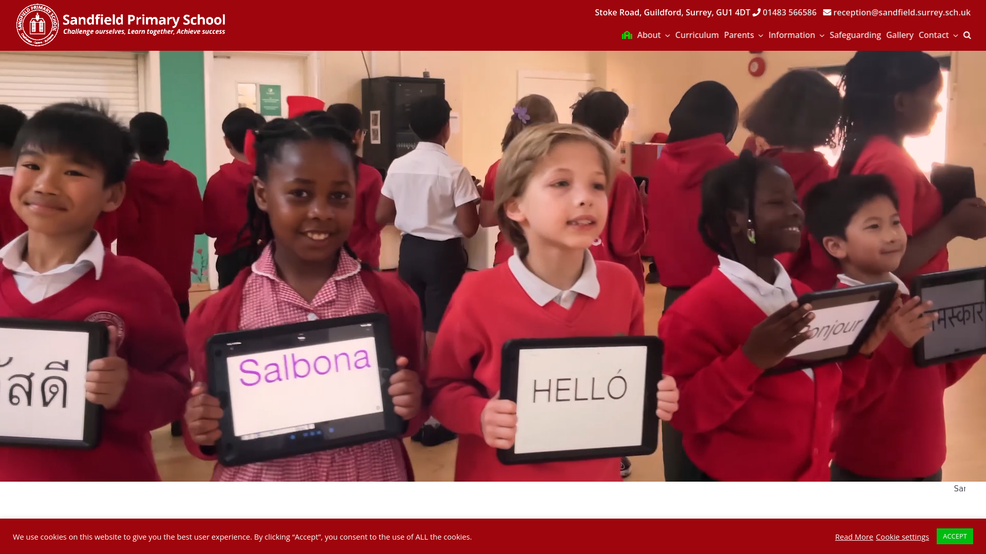 Website screenshot
