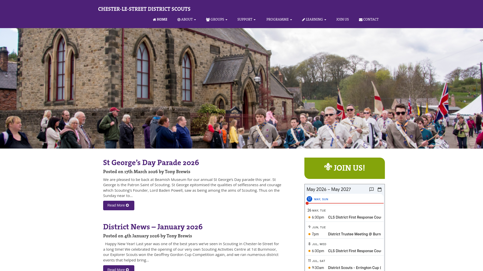 Website screenshot
