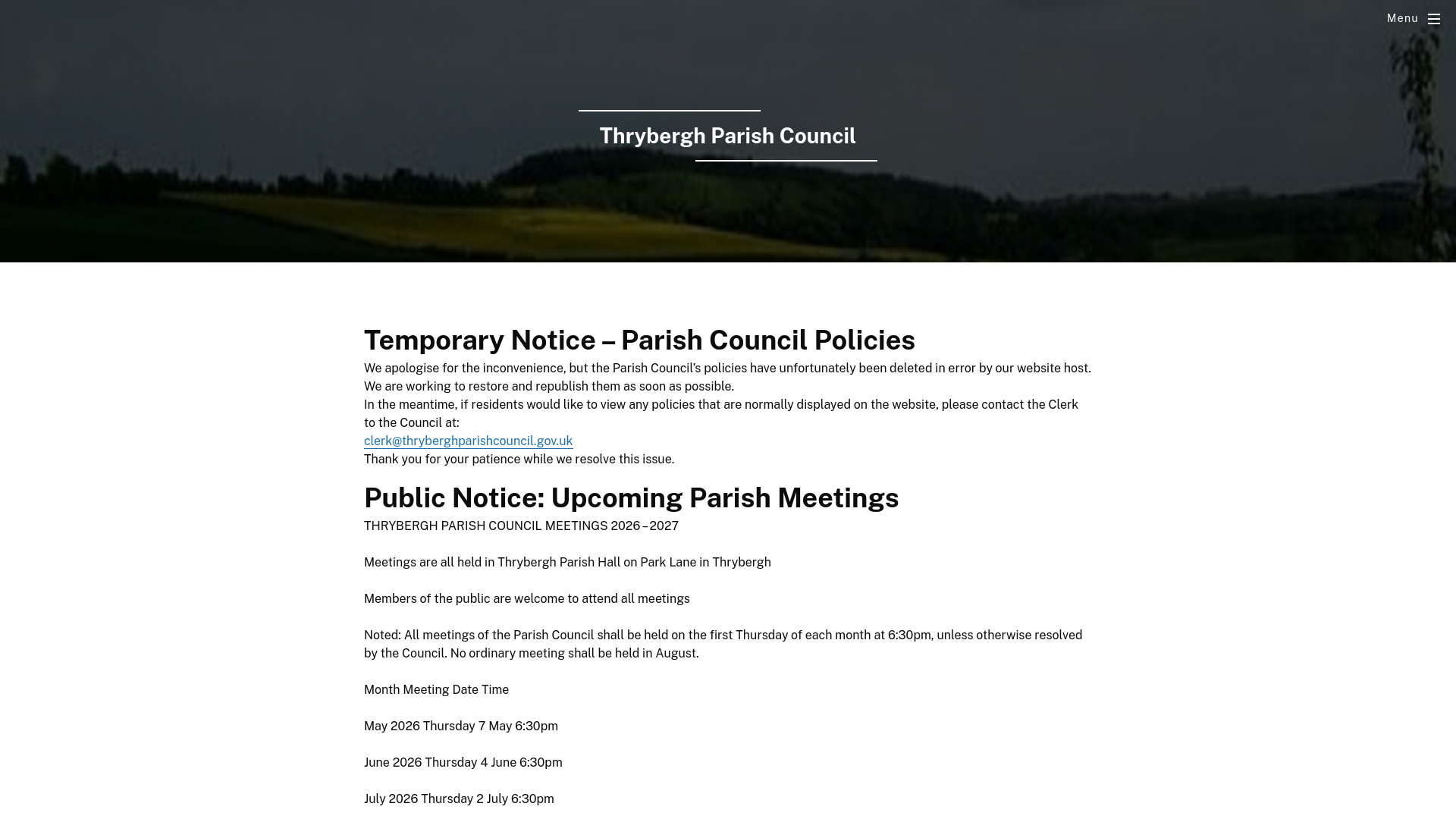 Website screenshot