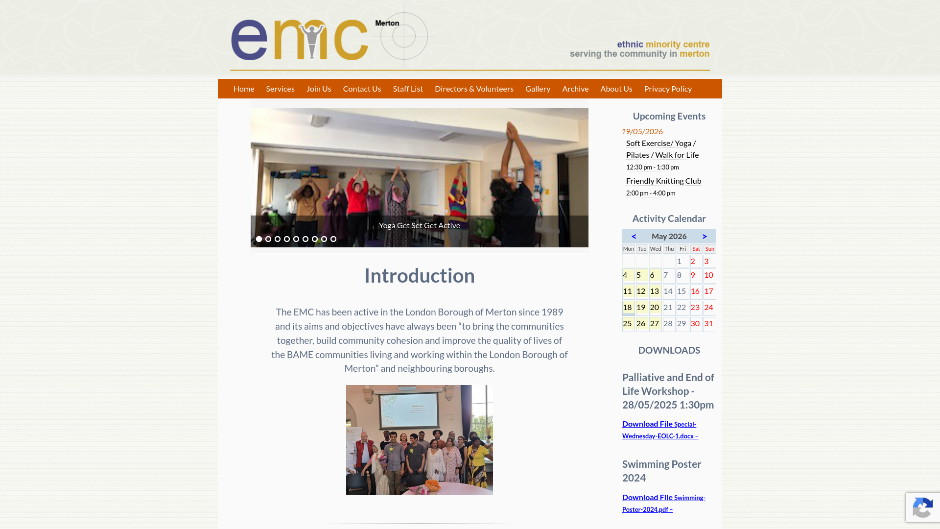 Website screenshot