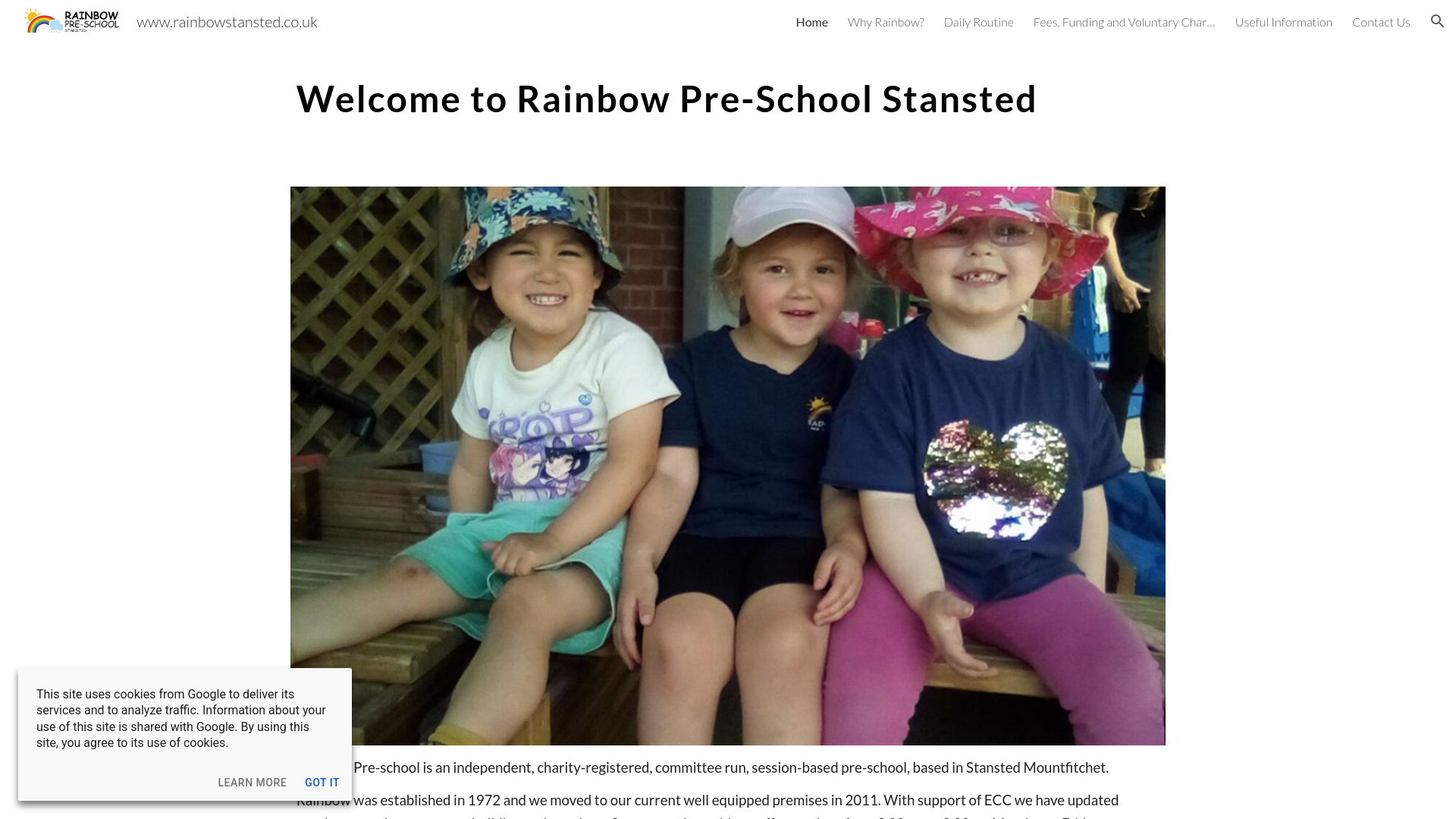 Website screenshot